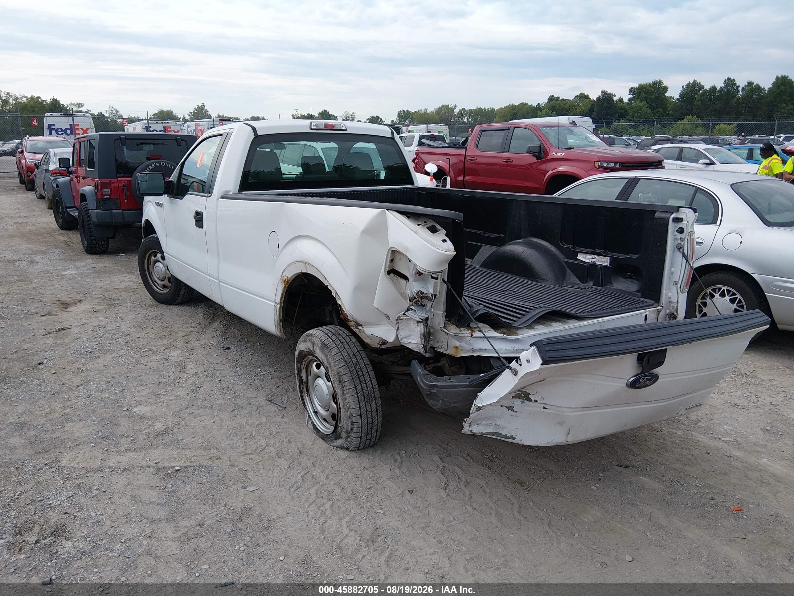 2012 Ford F-150 Xl Белый vin: 1FTMF1CM0CKE37350