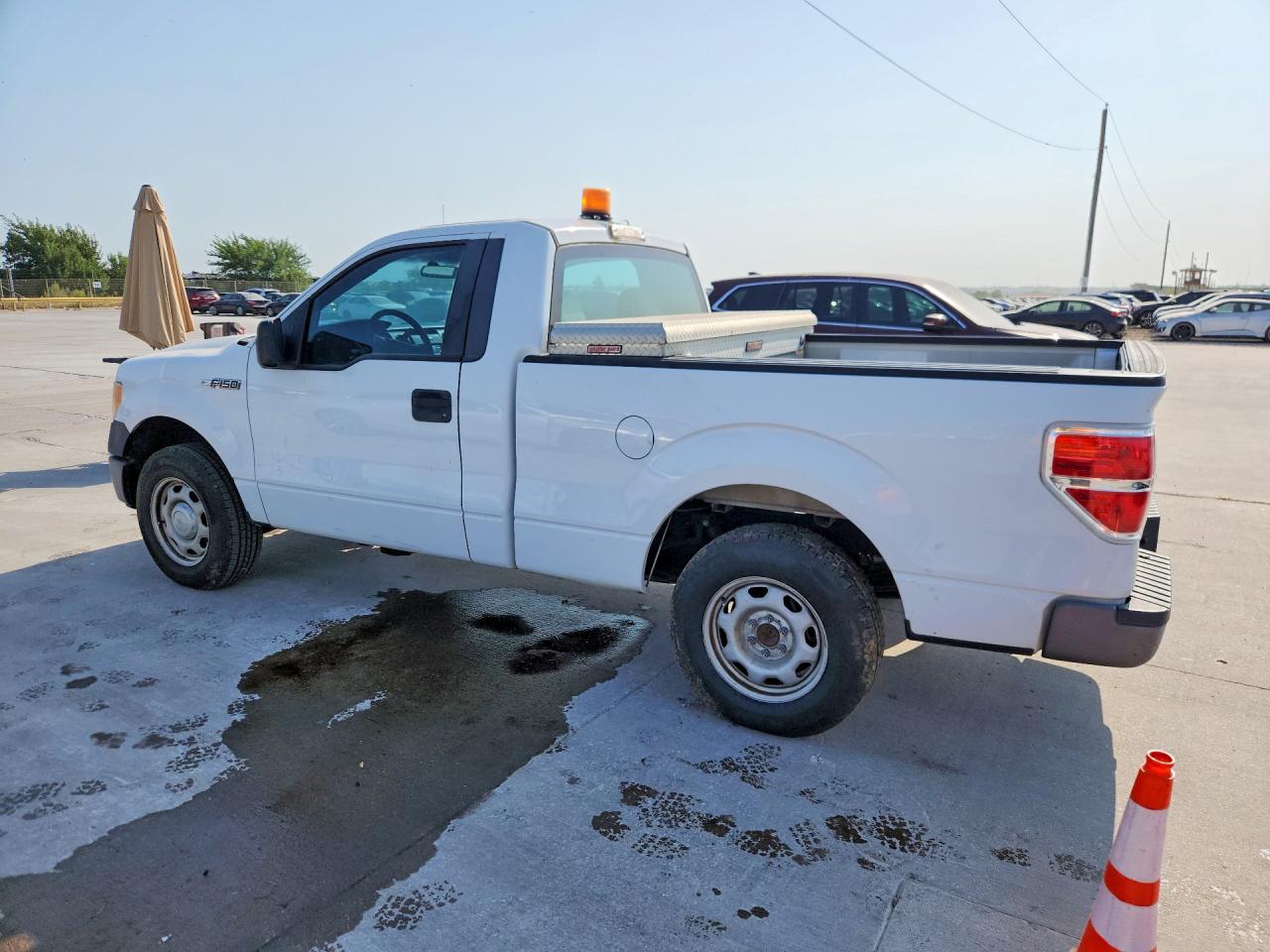 2013 Ford F150 Xl White vin: 1FTMF1CM0DFA40005