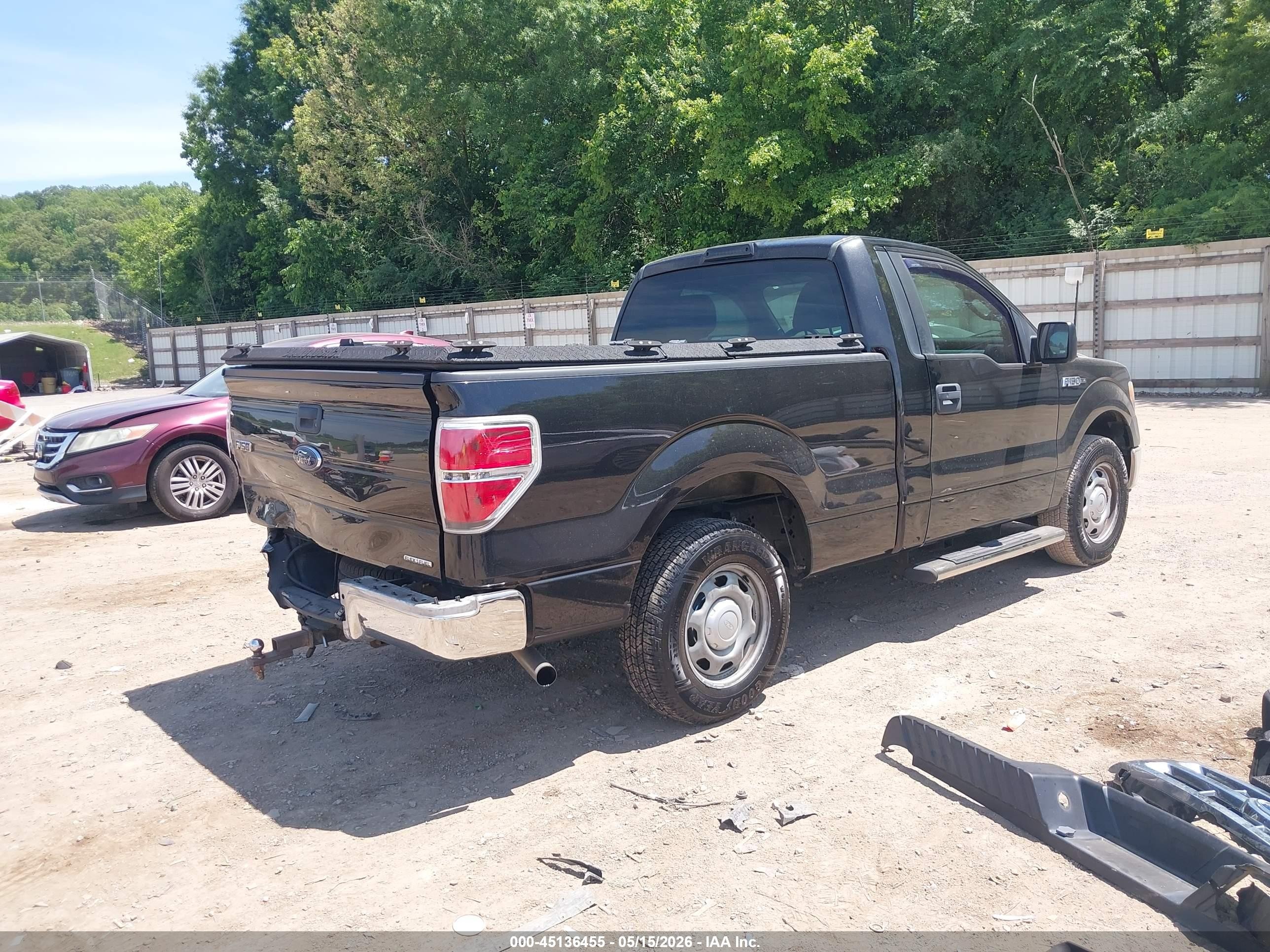 2013 Ford F-150 Xl Black vin: 1FTMF1CM0DFD30485