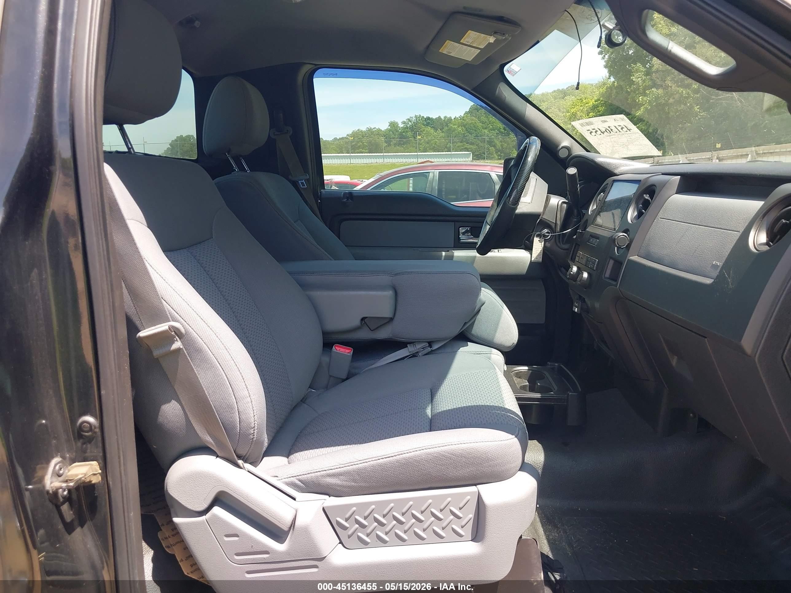 2013 Ford F-150 Xl Black vin: 1FTMF1CM0DFD30485