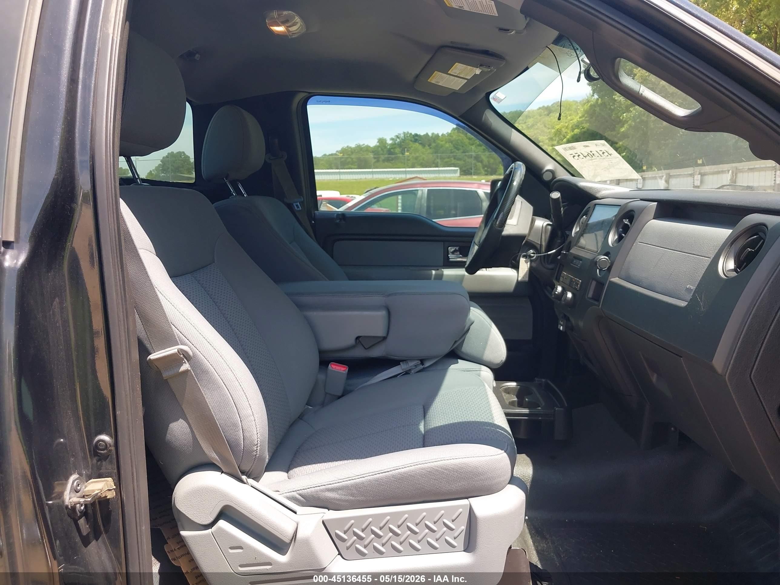2013 Ford F-150 Xl Black vin: 1FTMF1CM0DFD30485