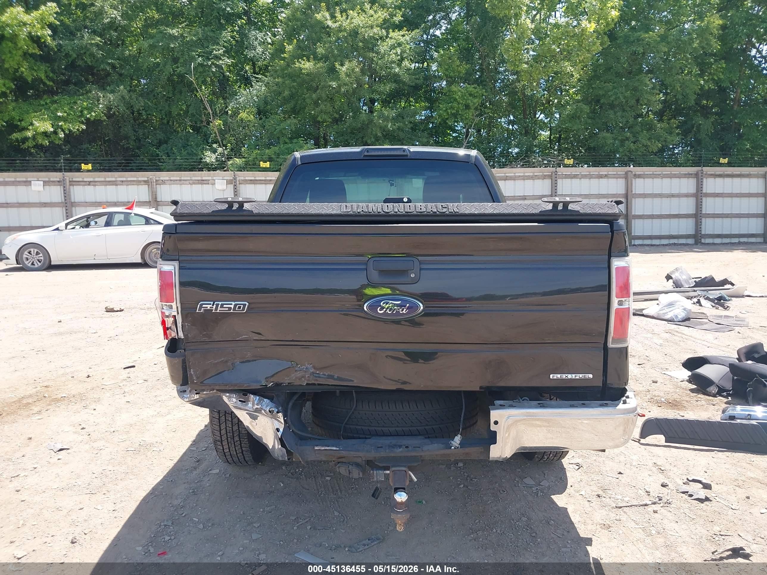 2013 Ford F-150 Xl Black vin: 1FTMF1CM0DFD30485