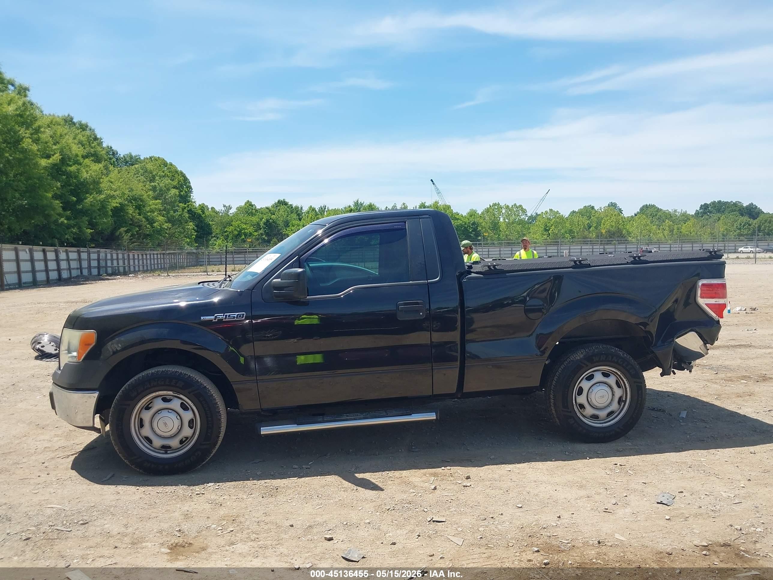 2013 Ford F-150 Xl Black vin: 1FTMF1CM0DFD30485