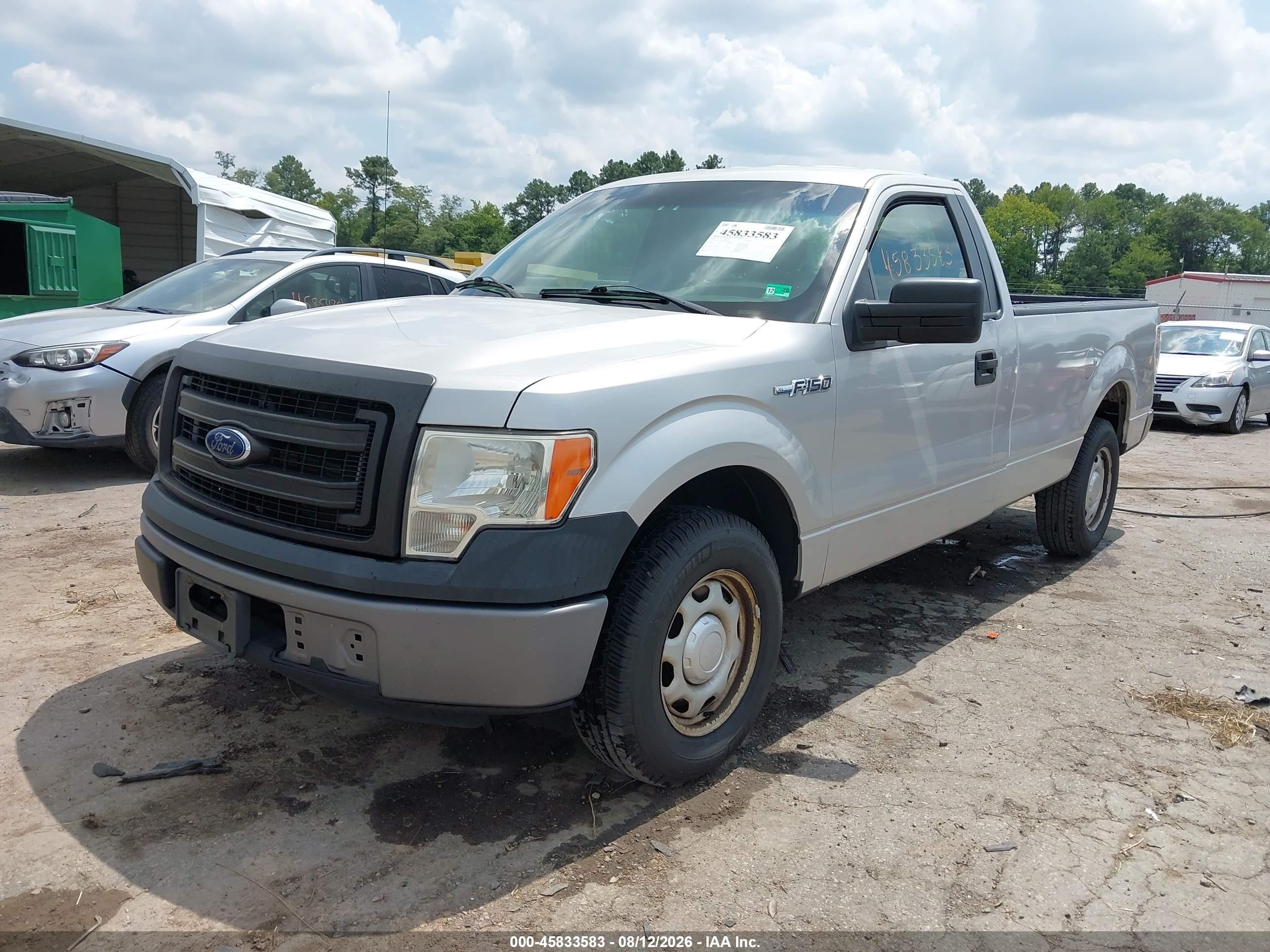 2014 Ford F-150 Xl Silver vin: 1FTMF1CM0EKD16899