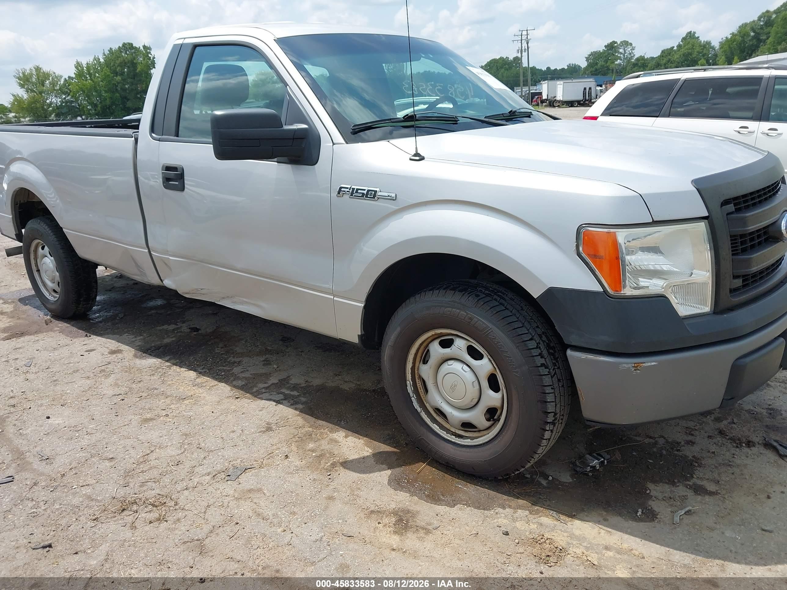 2014 Ford F-150 Xl Silver vin: 1FTMF1CM0EKD16899