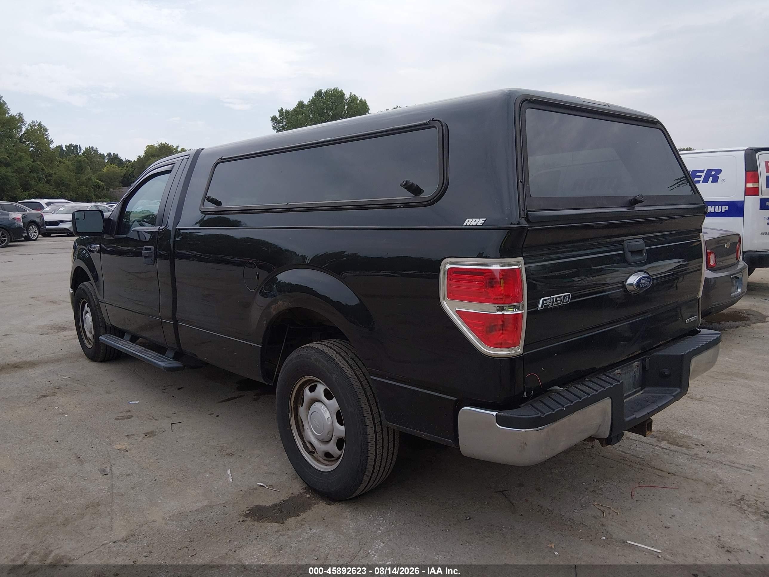 2014 Ford F-150 Xl Black vin: 1FTMF1CM0EKG07046