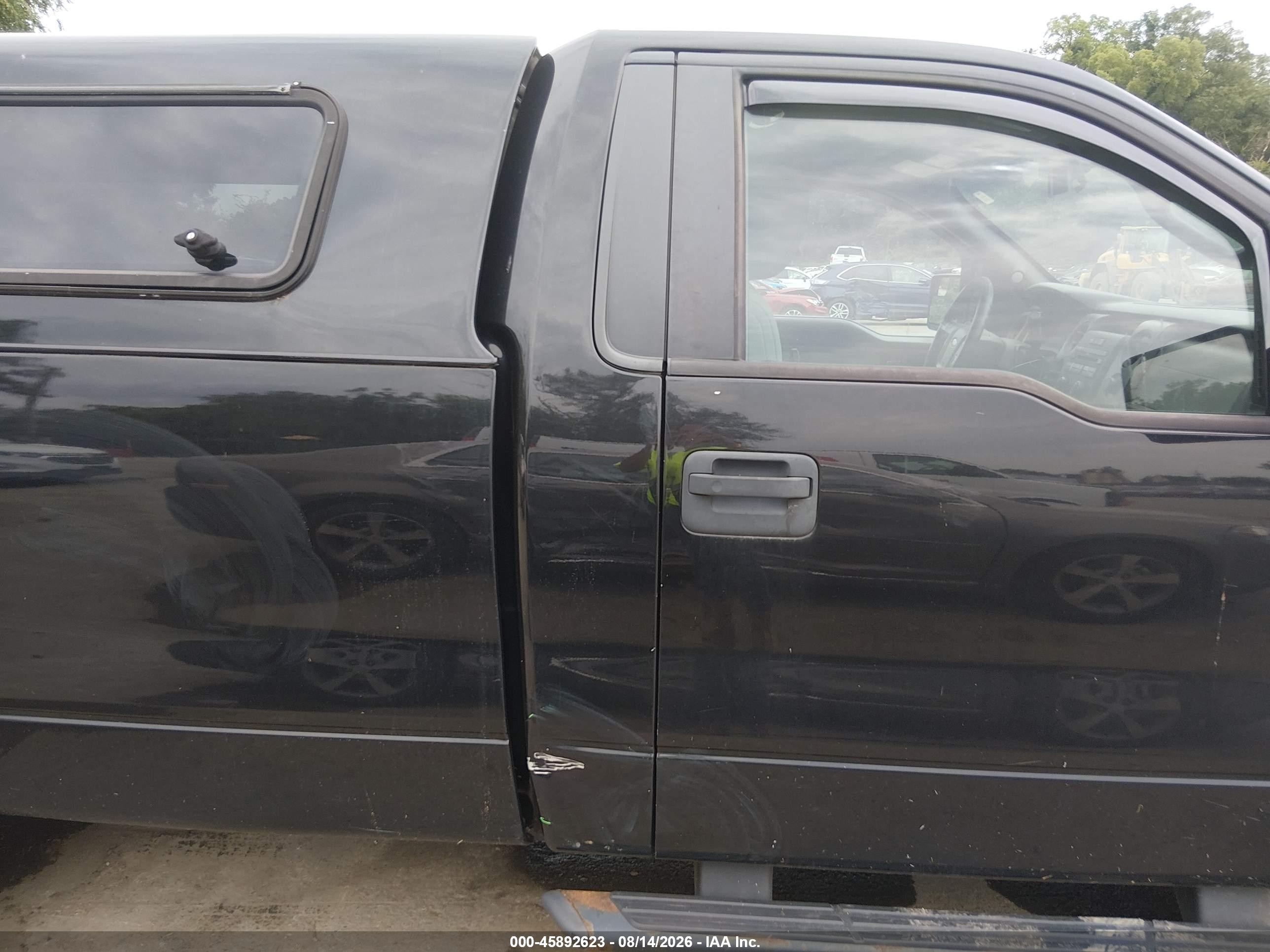 2014 Ford F-150 Xl Black vin: 1FTMF1CM0EKG07046