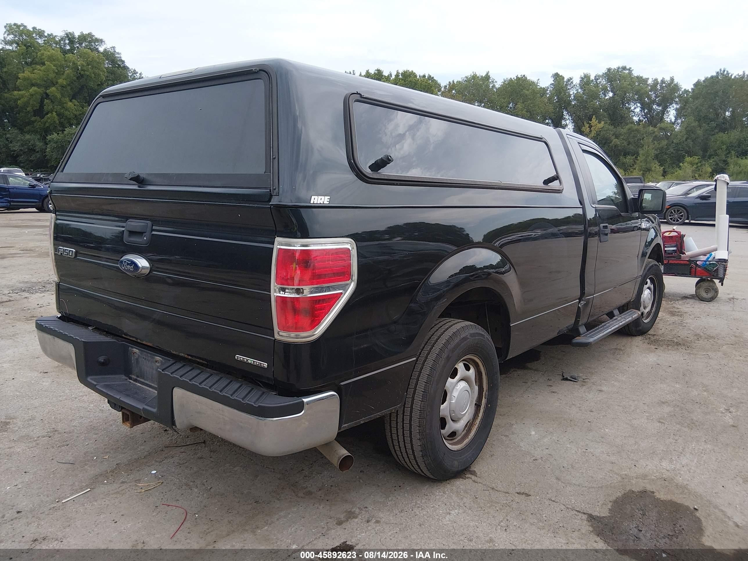 2014 Ford F-150 Xl Black vin: 1FTMF1CM0EKG07046