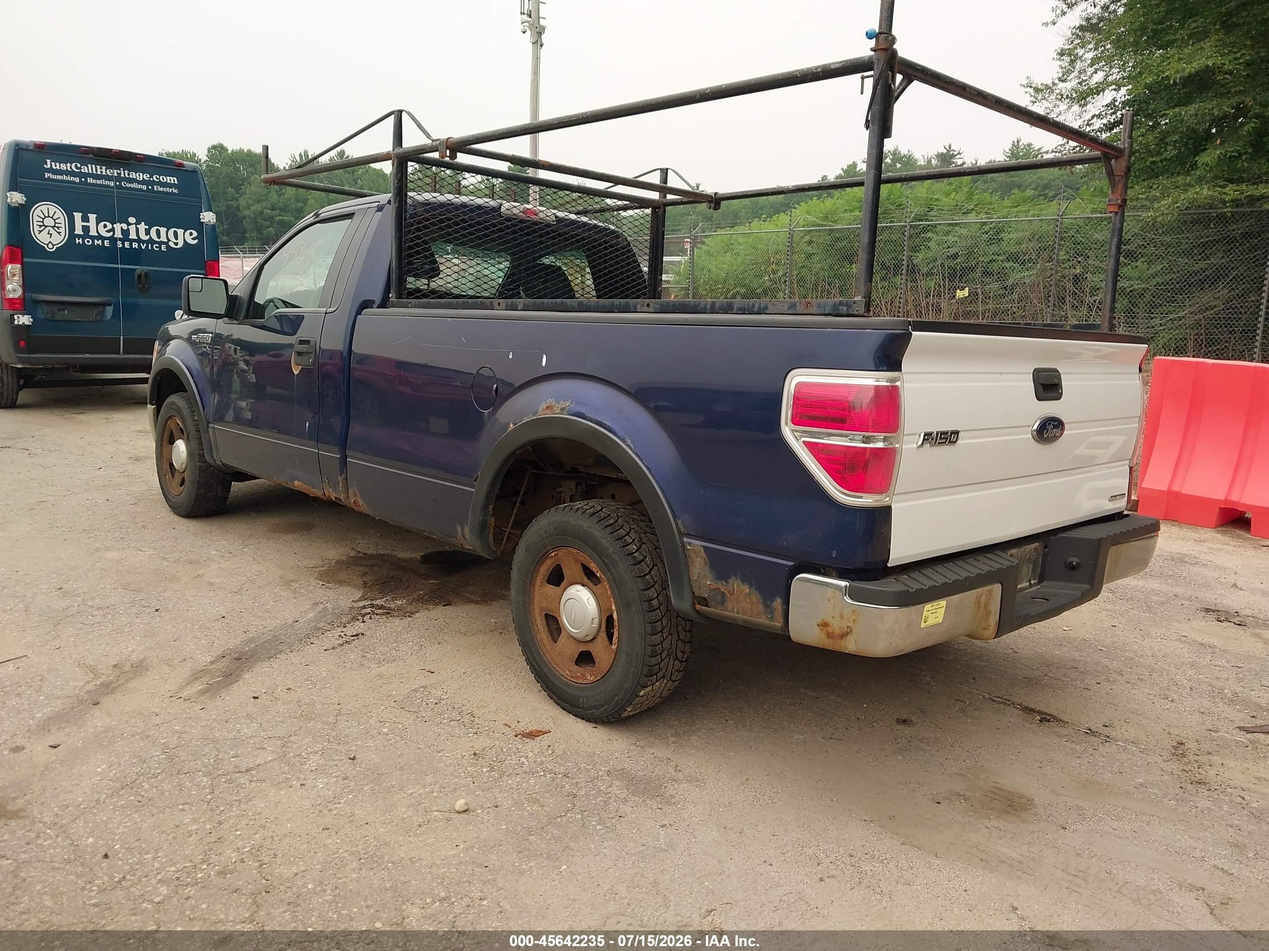 2011 Ford F-150 Xl Blue vin: 1FTMF1CM1BKD15997