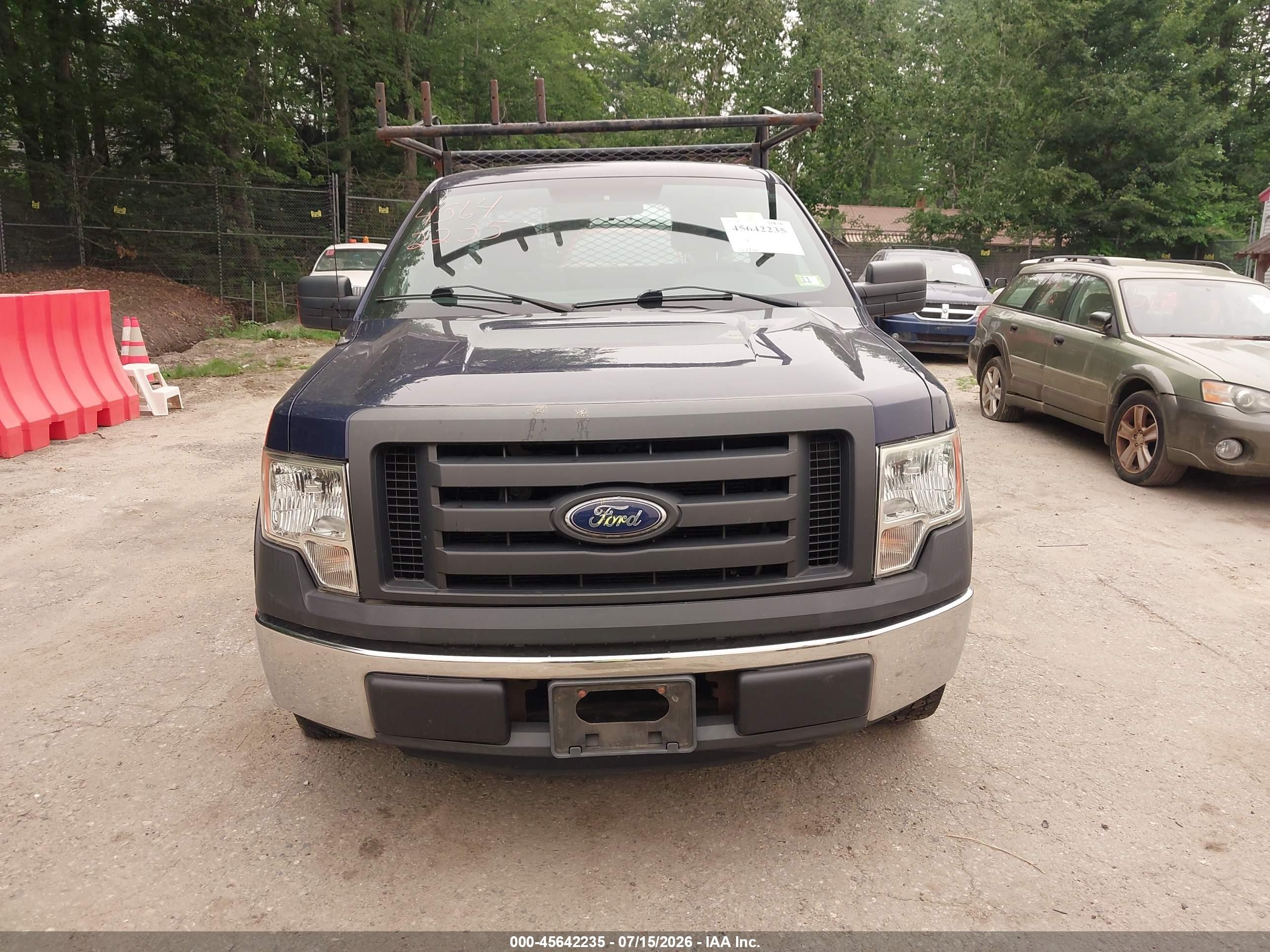 2011 Ford F-150 Xl Blue vin: 1FTMF1CM1BKD15997
