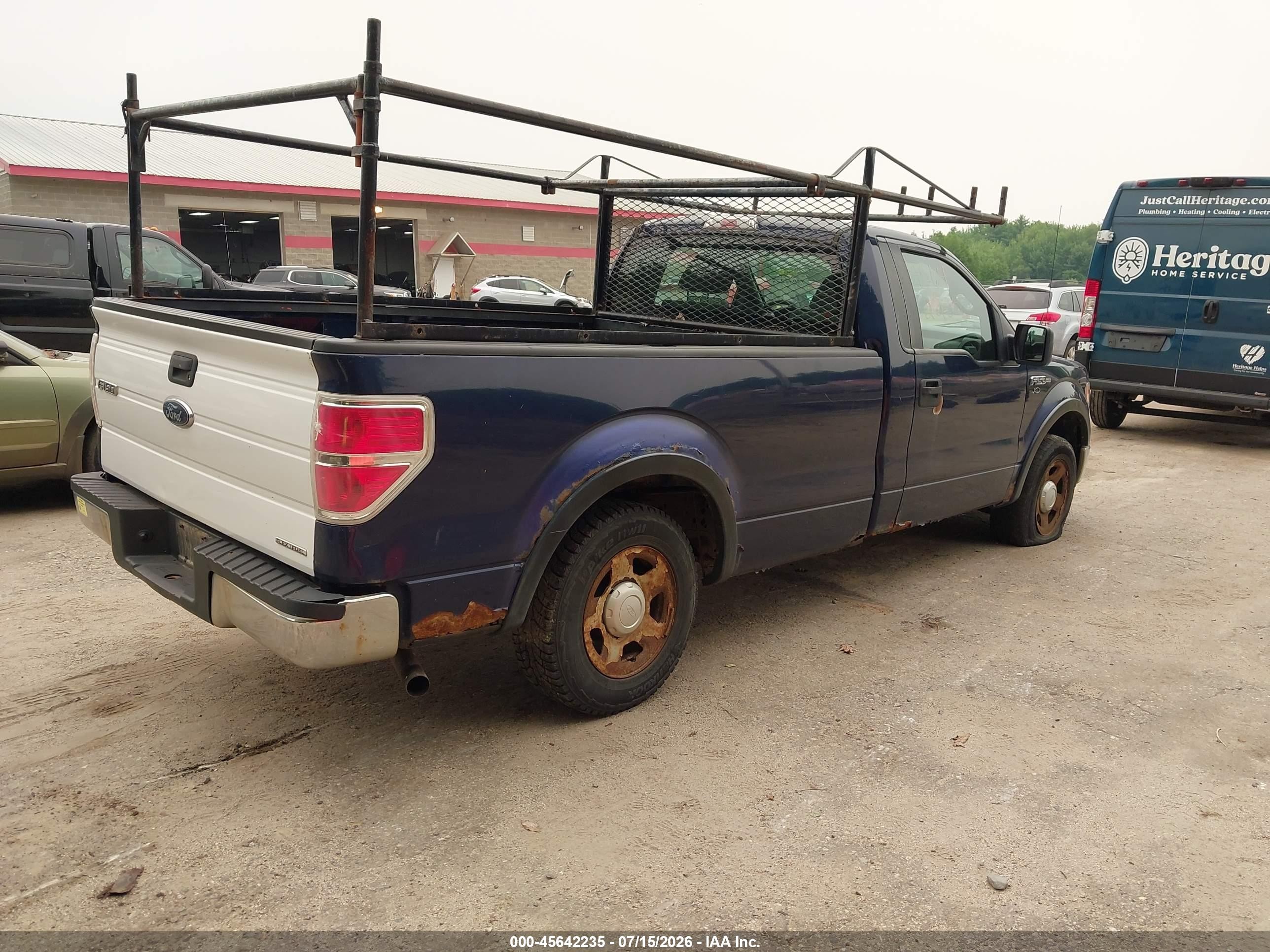 2011 Ford F-150 Xl Blue vin: 1FTMF1CM1BKD15997