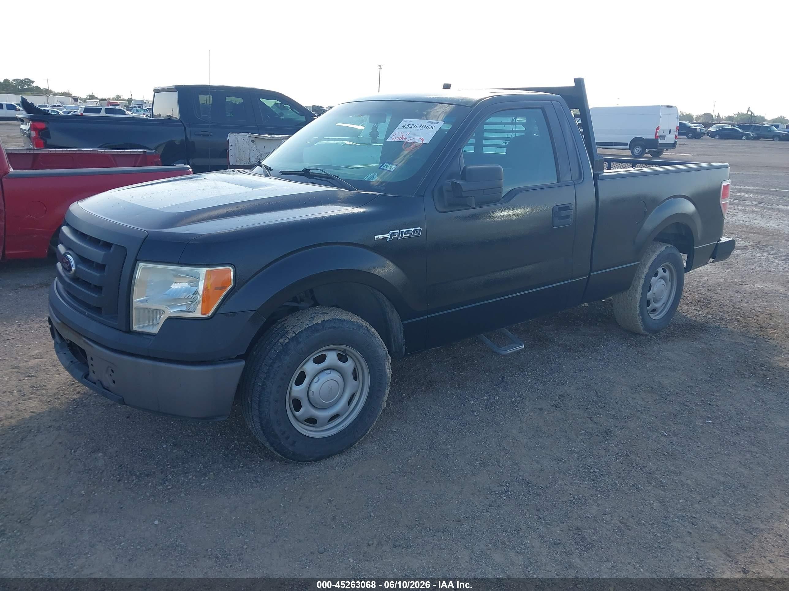 2012 Ford F-150 Xl Black vin: 1FTMF1CM1CFB24221