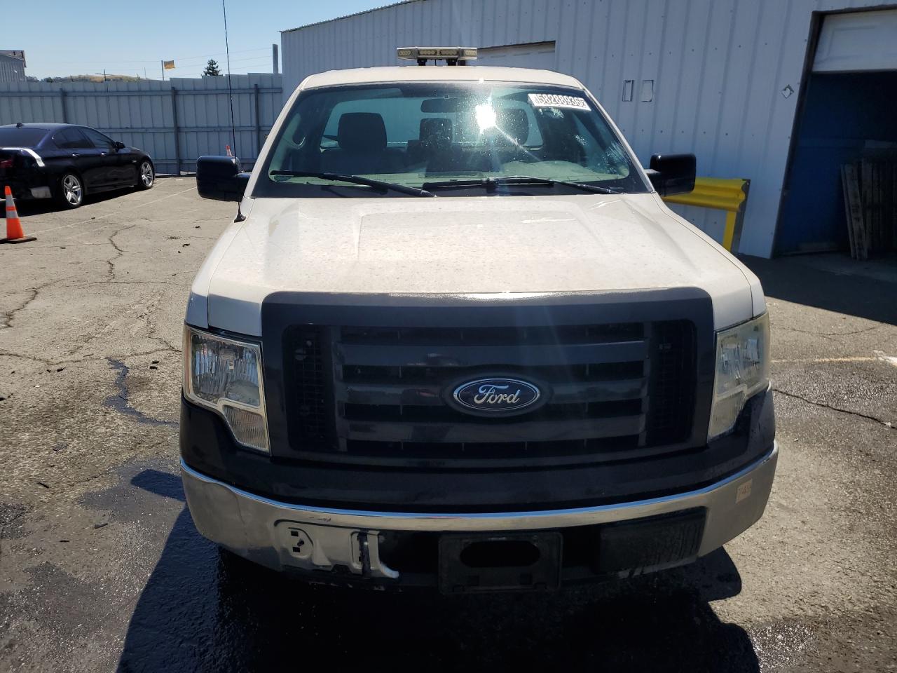 2012 Ford F150 White vin: 1FTMF1CM1CFC37571 Damage: Left Head Lamp, Faded, Repair Required
