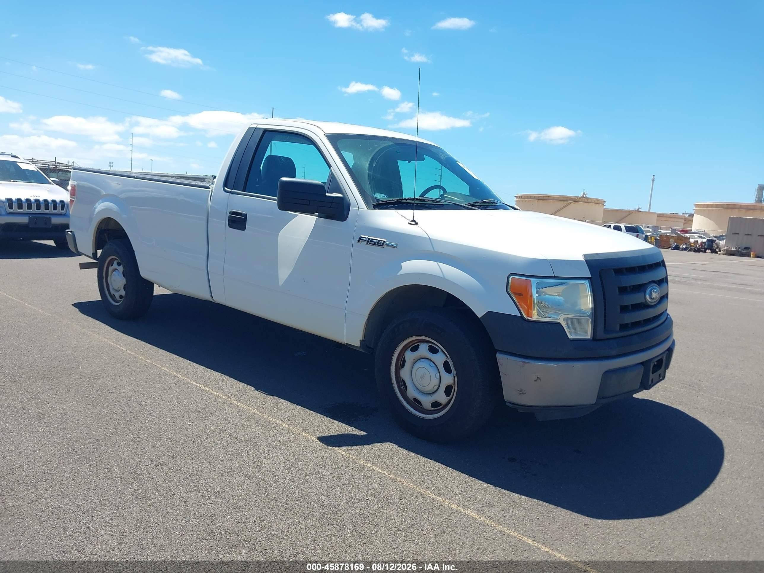 2012 Ford F-150 Xl White vin: 1FTMF1CM1CKD62254