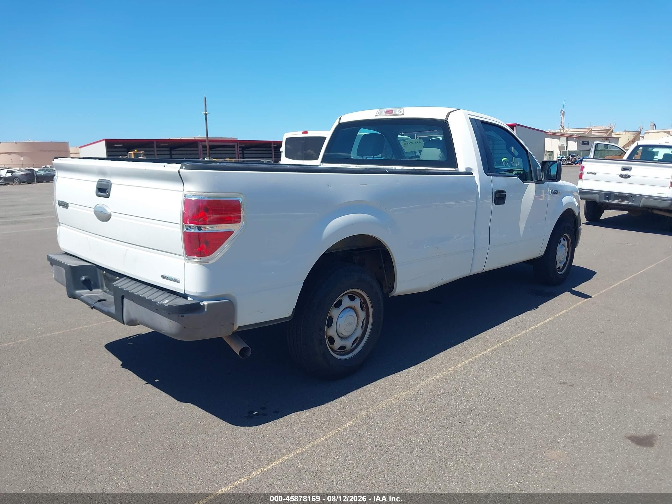 2012 Ford F-150 Xl White vin: 1FTMF1CM1CKD62254