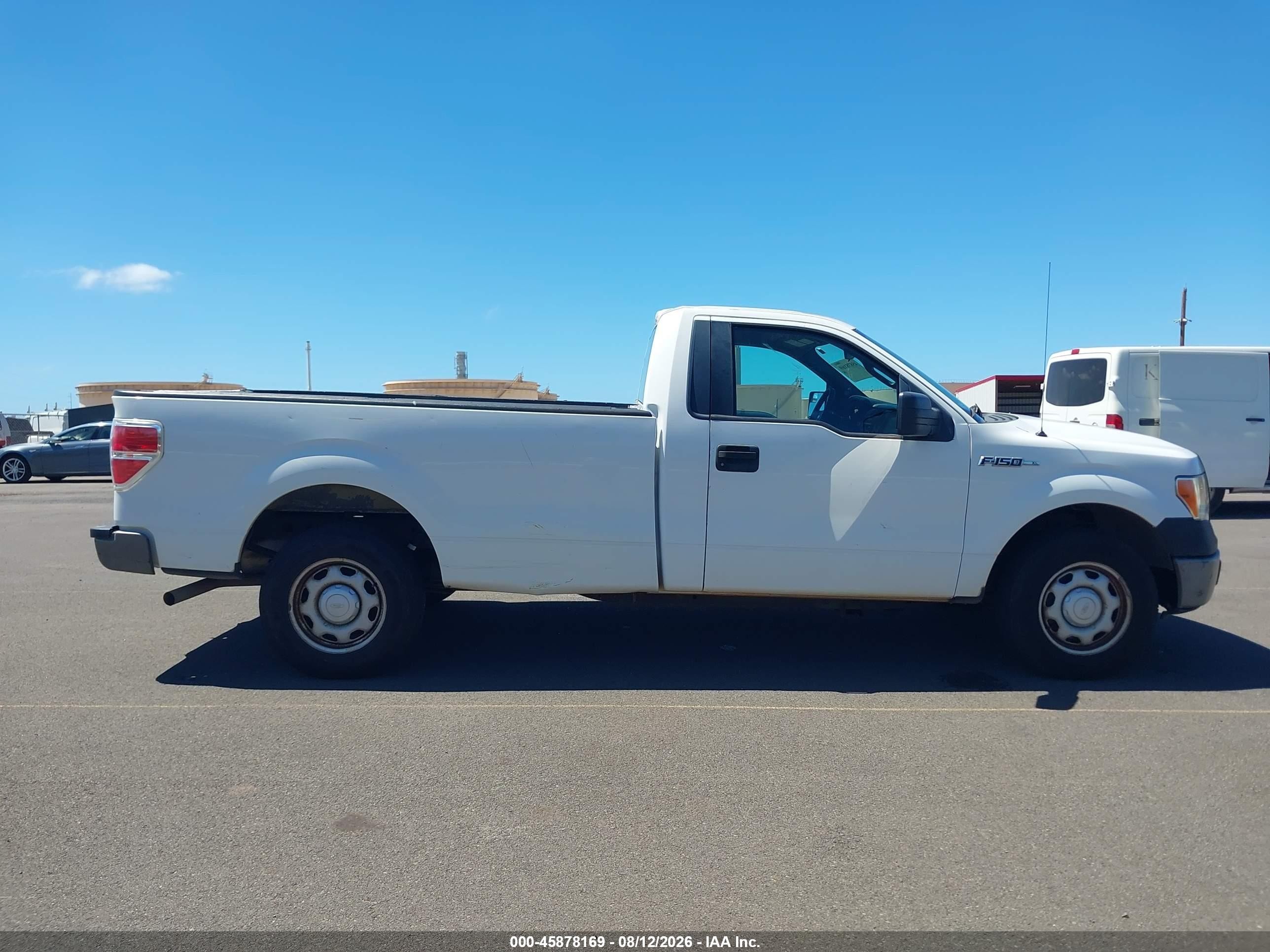 2012 Ford F-150 Xl White vin: 1FTMF1CM1CKD62254