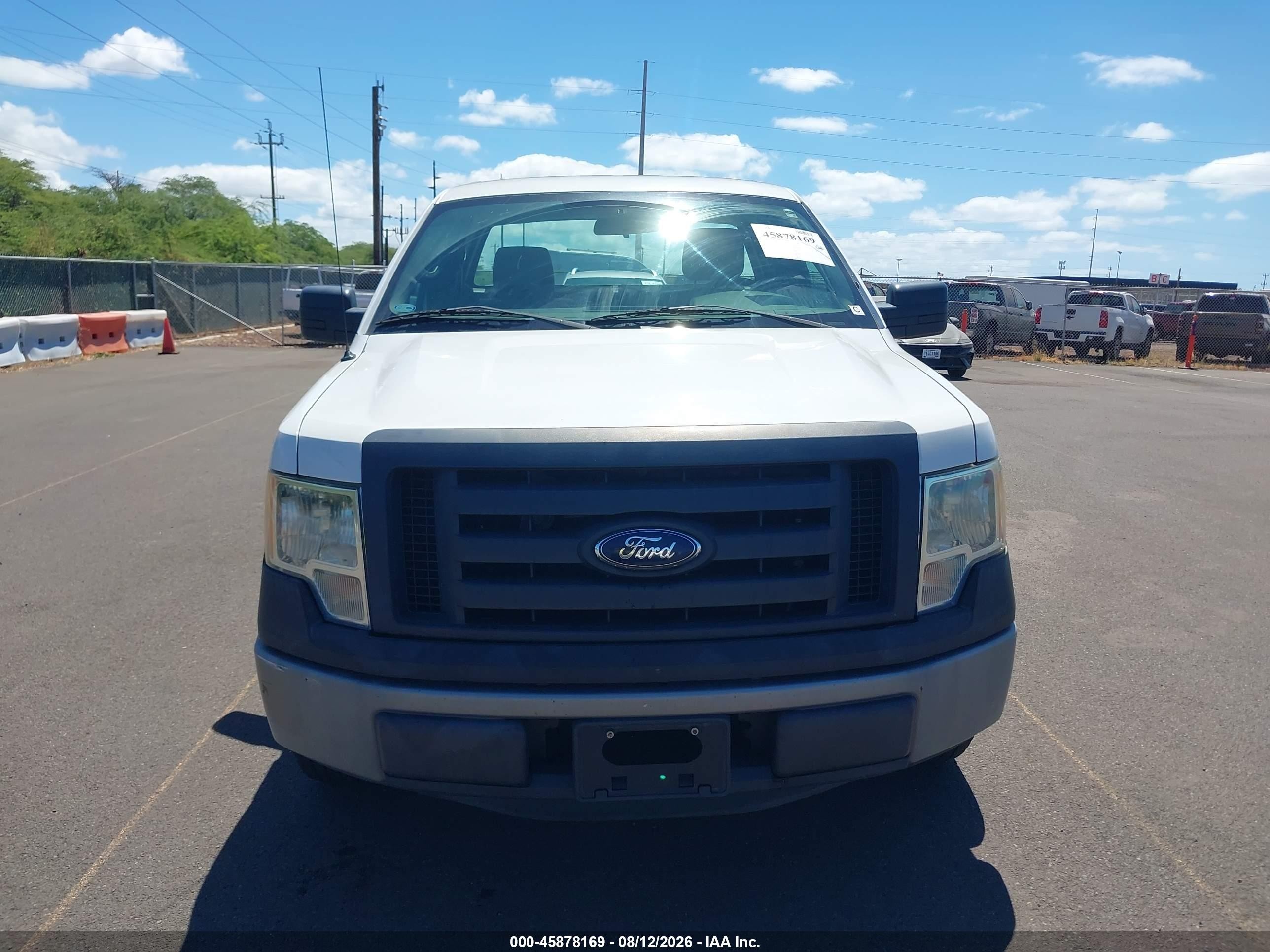 2012 Ford F-150 Xl White vin: 1FTMF1CM1CKD62254