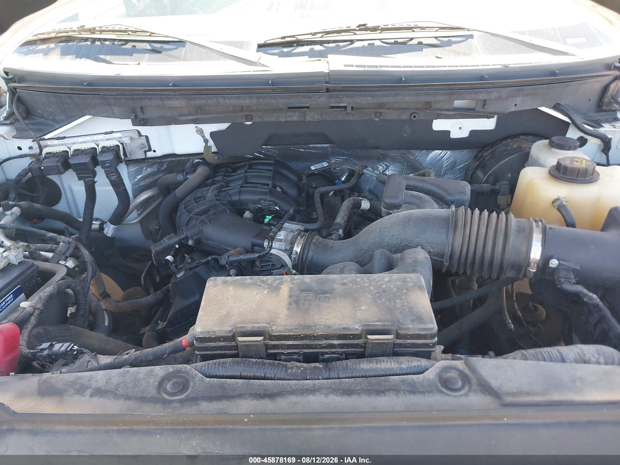 2012 Ford F-150 Xl White vin: 1FTMF1CM1CKD62254