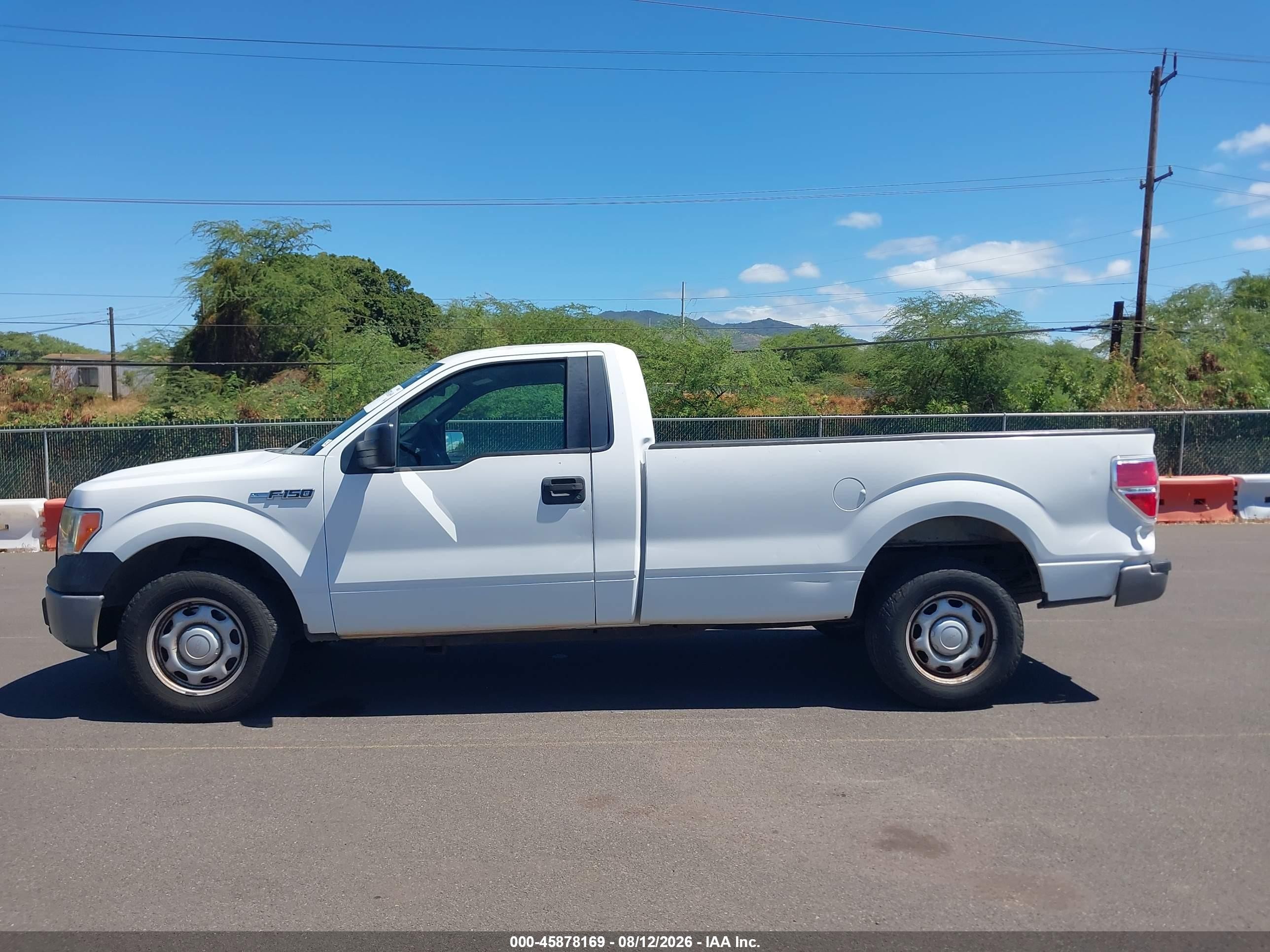 2012 Ford F-150 Xl White vin: 1FTMF1CM1CKD62254