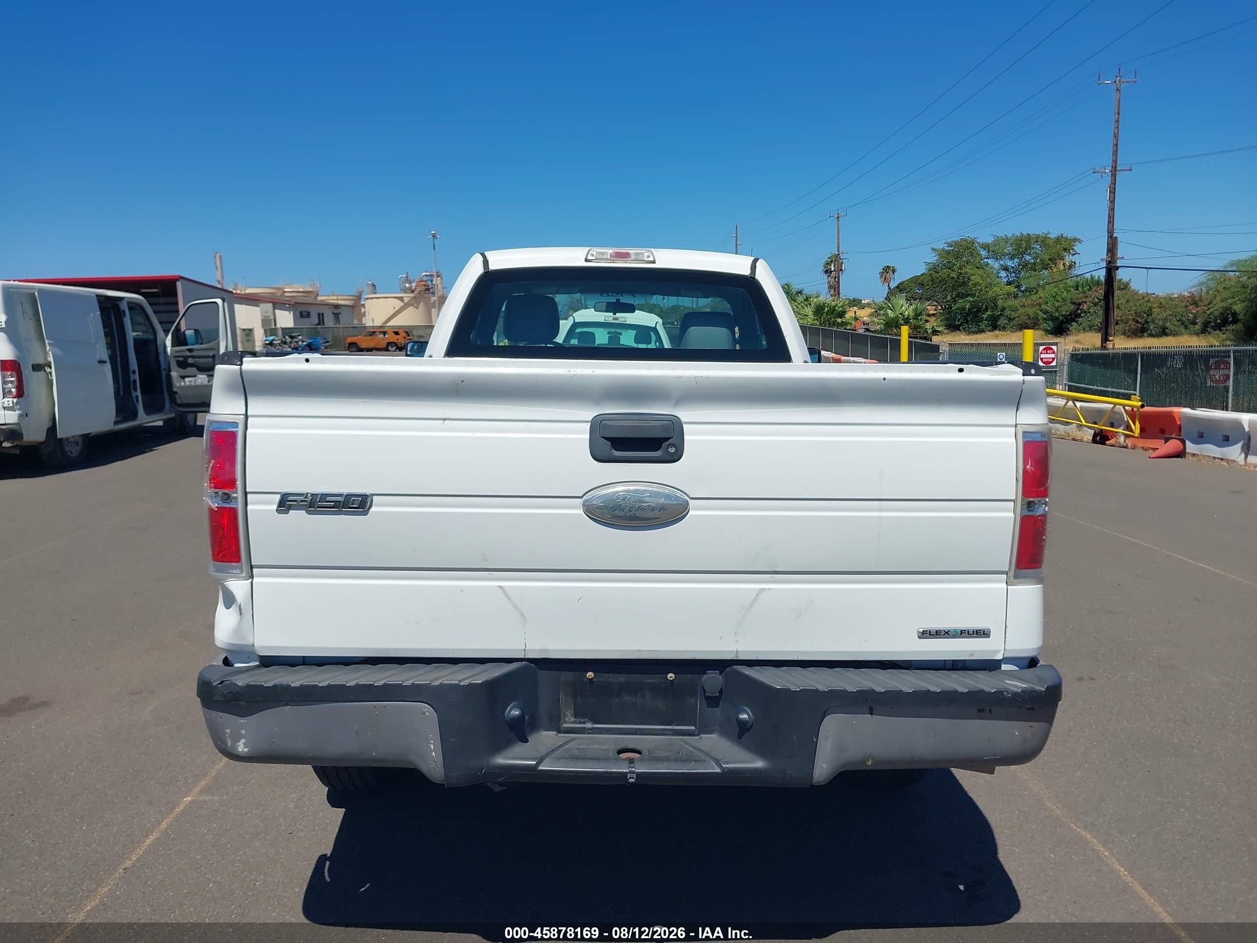 2012 Ford F-150 Xl White vin: 1FTMF1CM1CKD62254