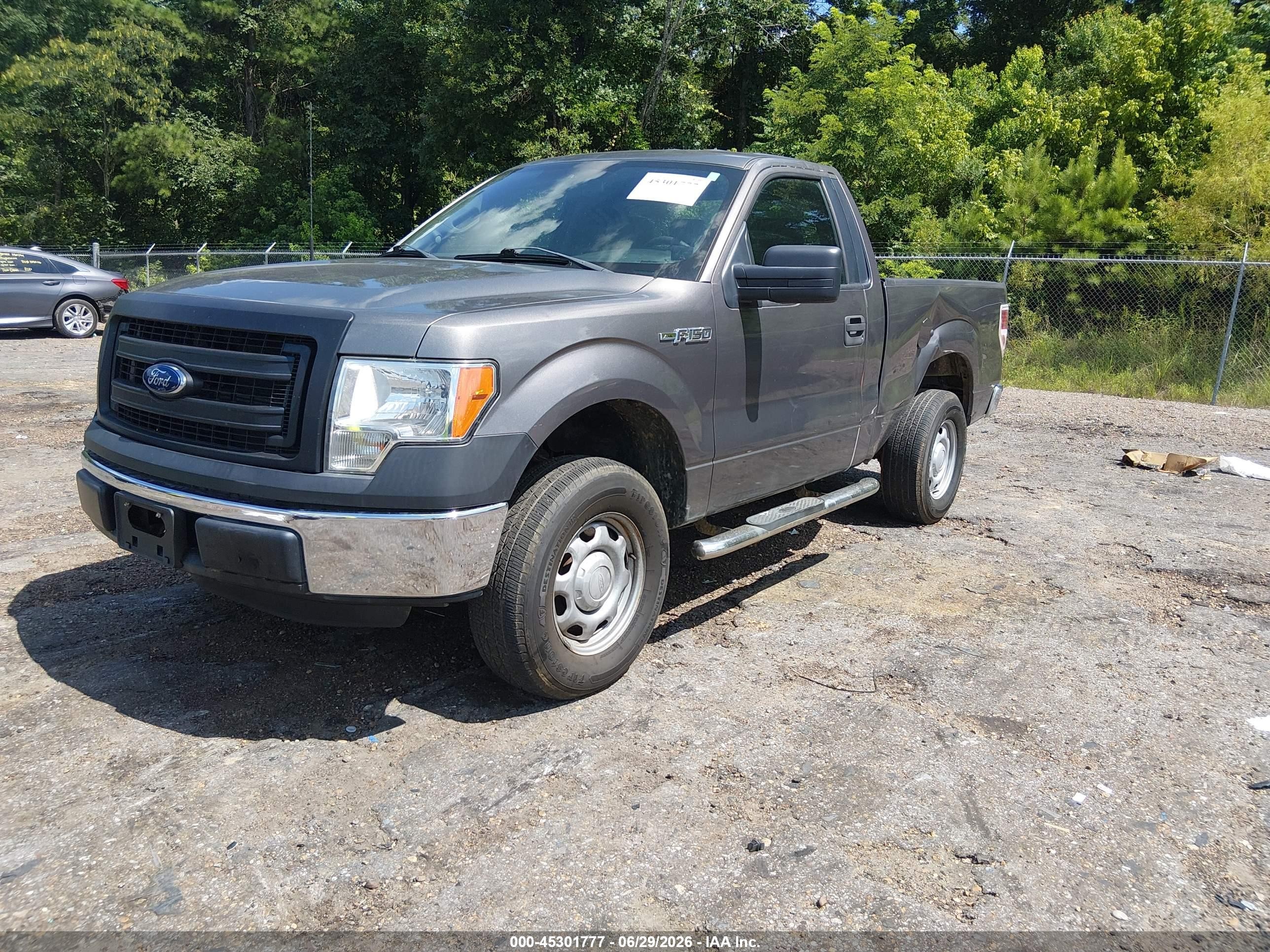 2013 Ford F-150 Xl Gray vin: 1FTMF1CM1DFC85167