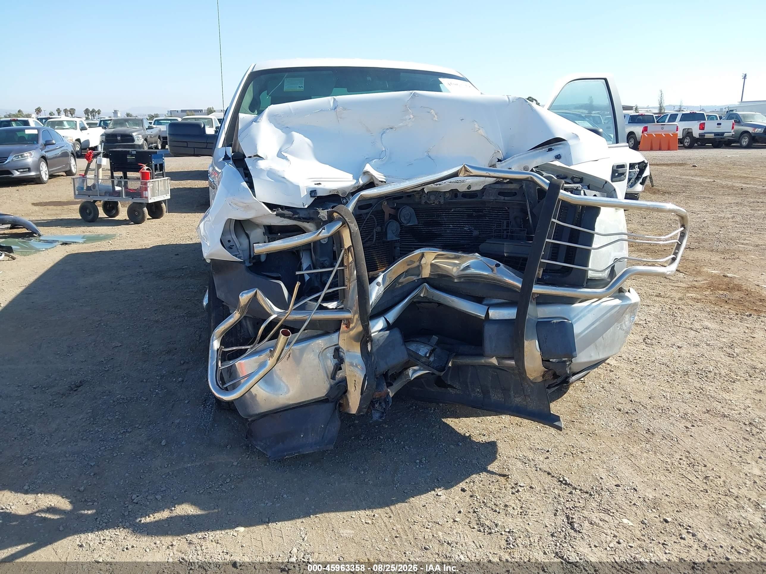 2013 Ford F-150 Xl White vin: 1FTMF1CM1DKE04729