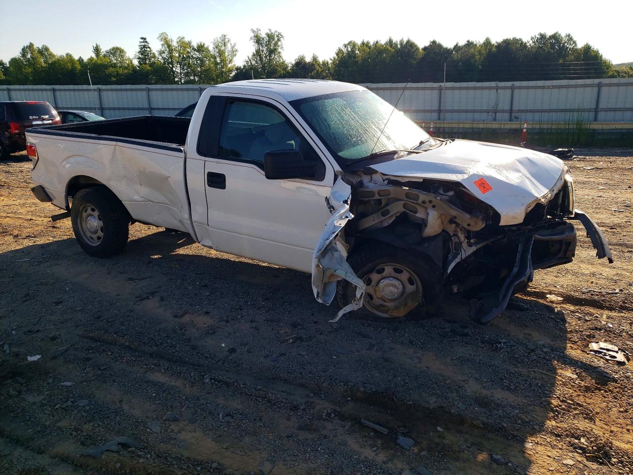 2013 Ford F150 Xl White vin: 1FTMF1CM1DKE67569