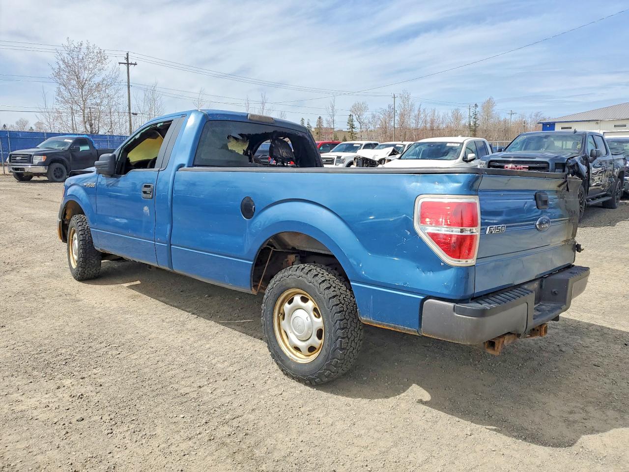 2013 Ford F150 Blue vin: 1FTMF1CM1DKF62018