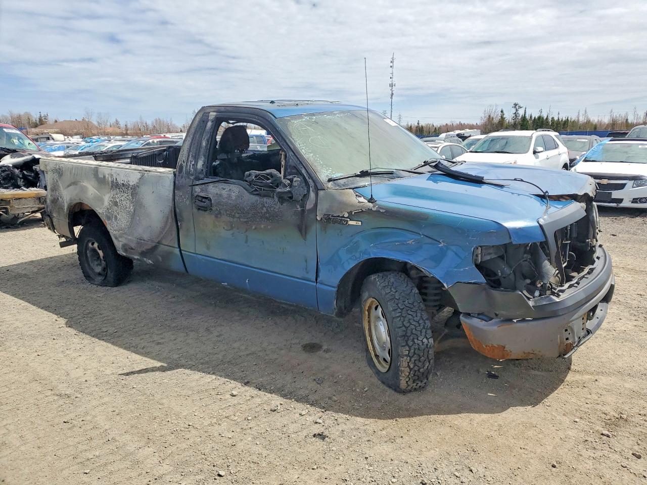 2013 Ford F150 Blue vin: 1FTMF1CM1DKF62018
