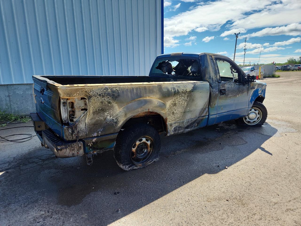 2013 Ford F150 Blue vin: 1FTMF1CM1DKF62018