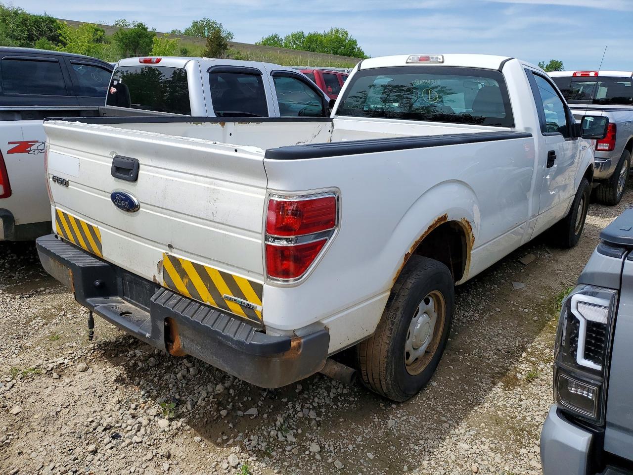 2014 Ford F150 Белый vin: 1FTMF1CM1EKD82796