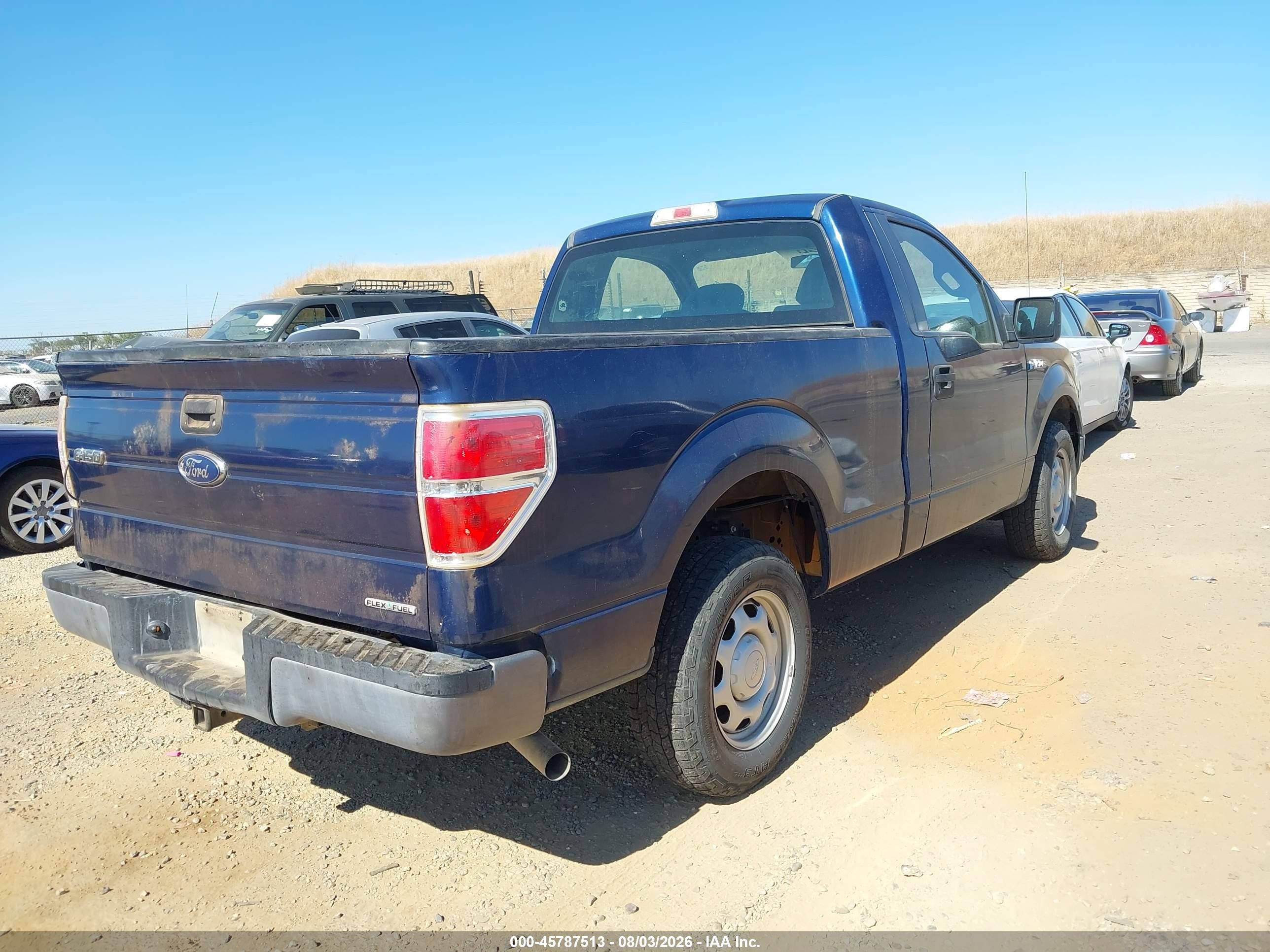 2011 Ford F-150 Xl Blue vin: 1FTMF1CM2BFA74671