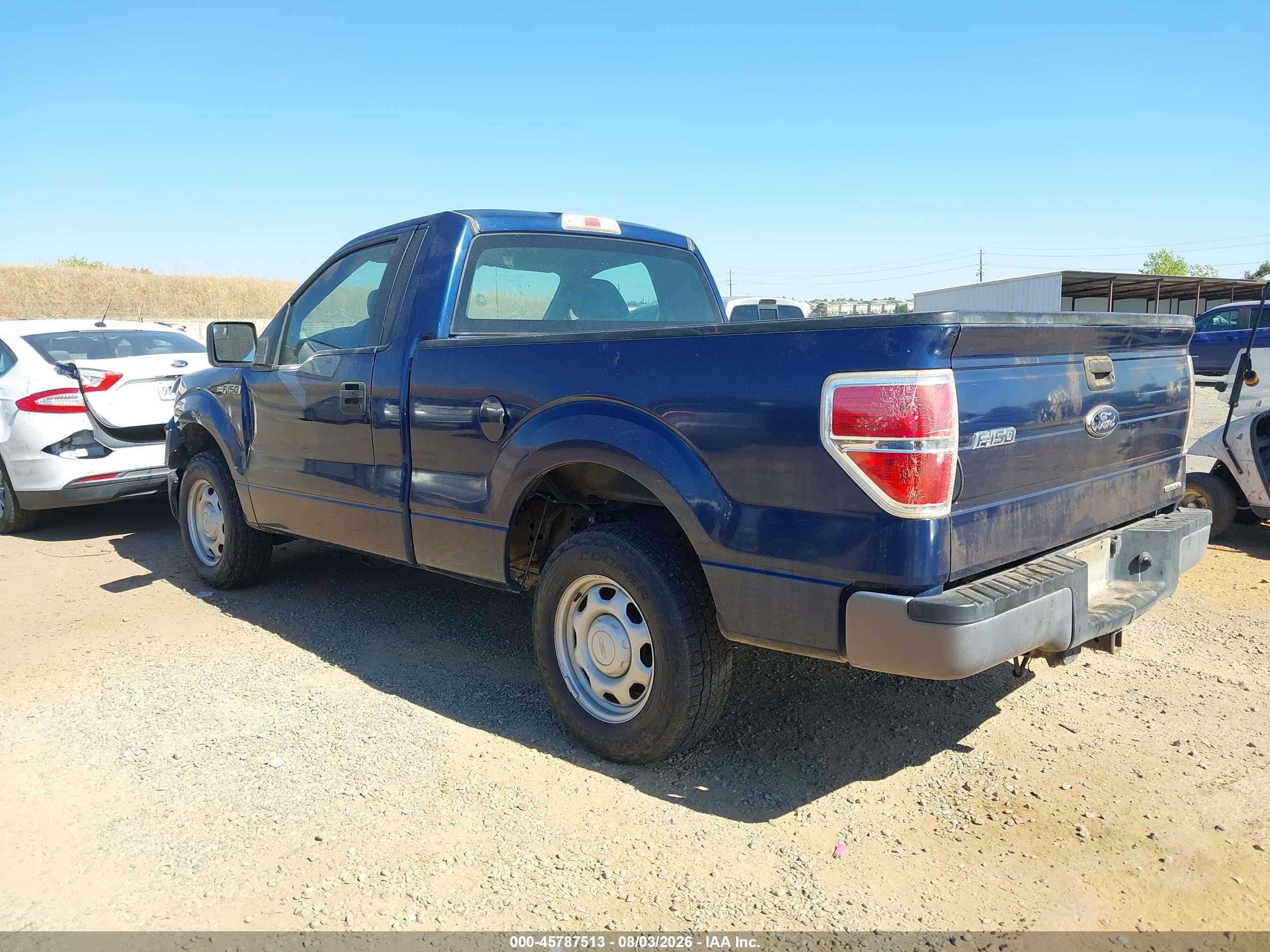 2011 Ford F-150 Xl Blue vin: 1FTMF1CM2BFA74671