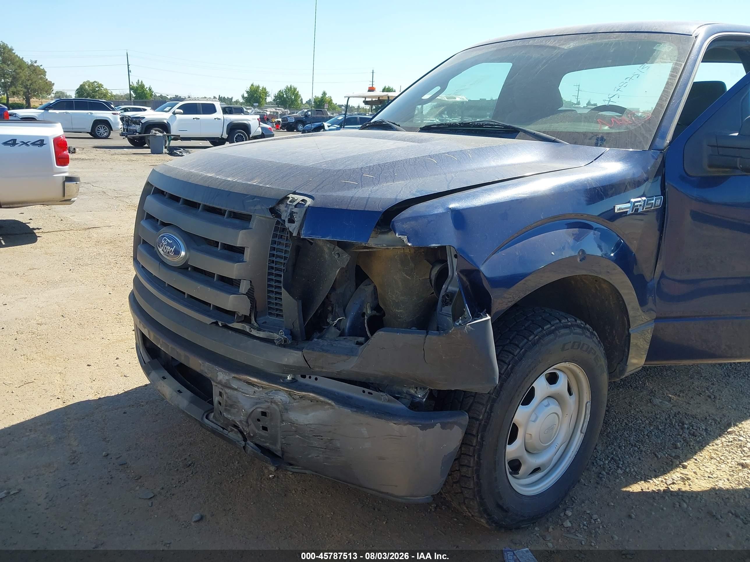 2011 Ford F-150 Xl Blue vin: 1FTMF1CM2BFA74671