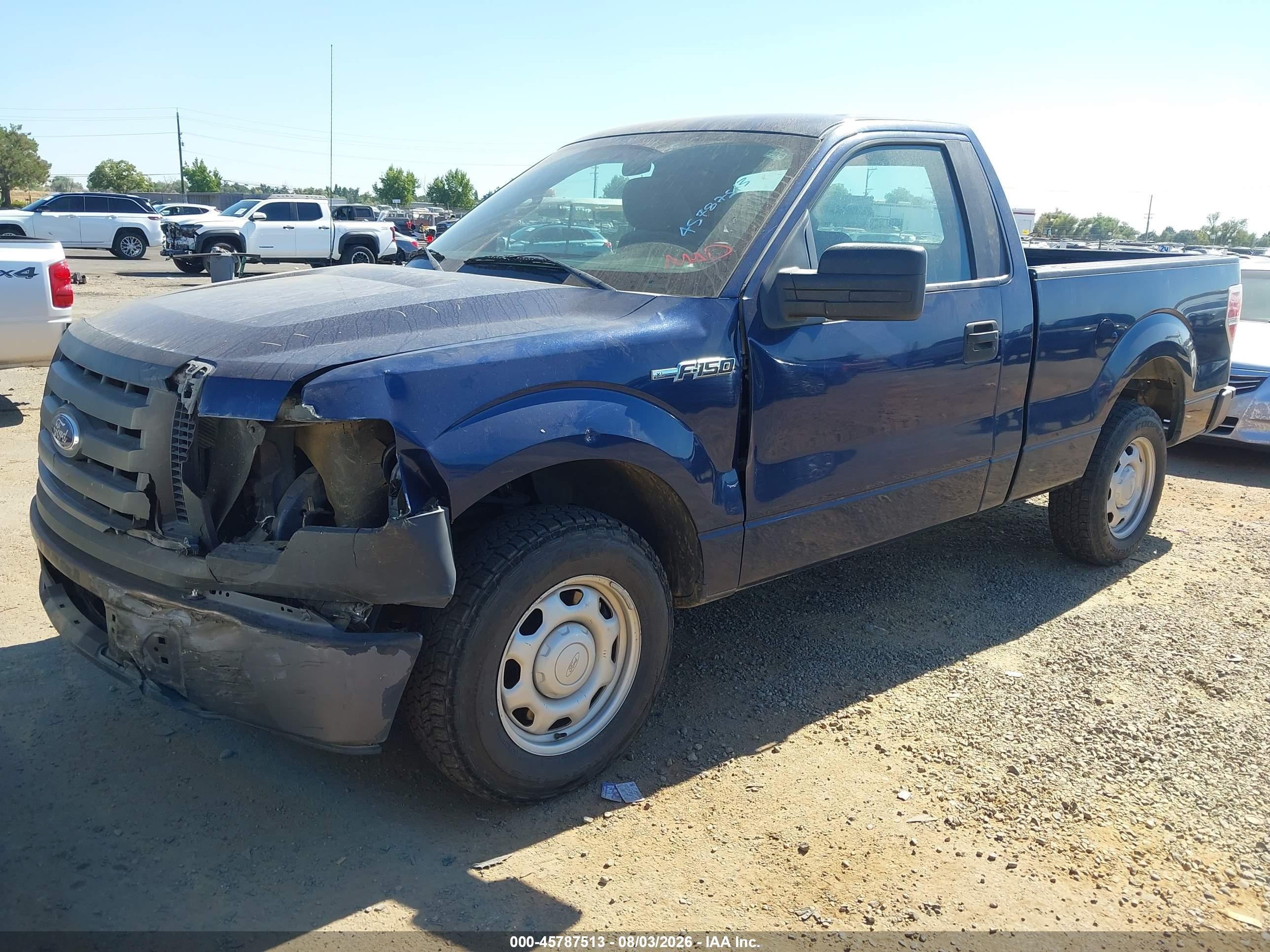2011 Ford F-150 Xl Blue vin: 1FTMF1CM2BFA74671