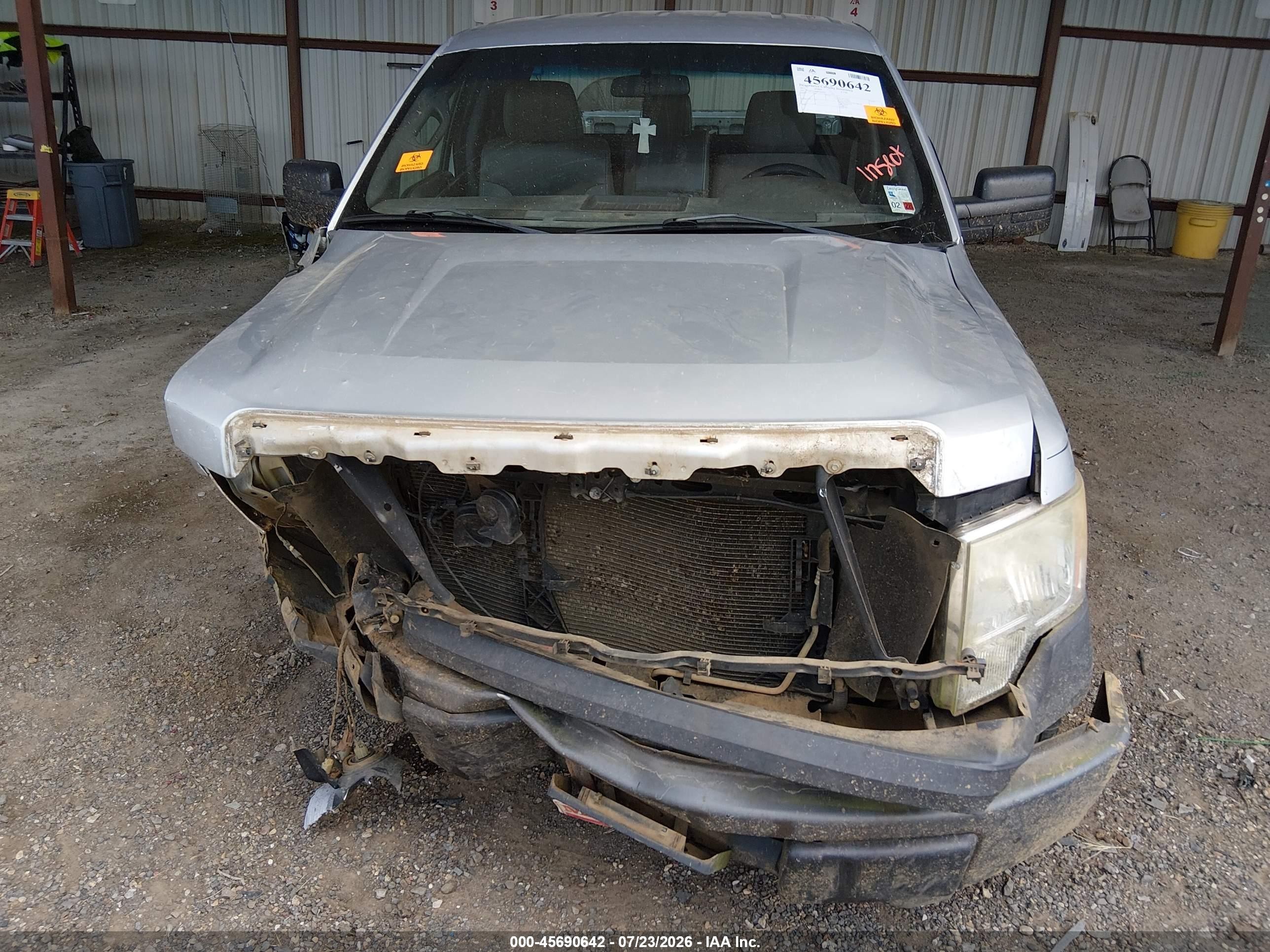 2011 Ford F-150 Xl Silver vin: 1FTMF1CM2BFA91700