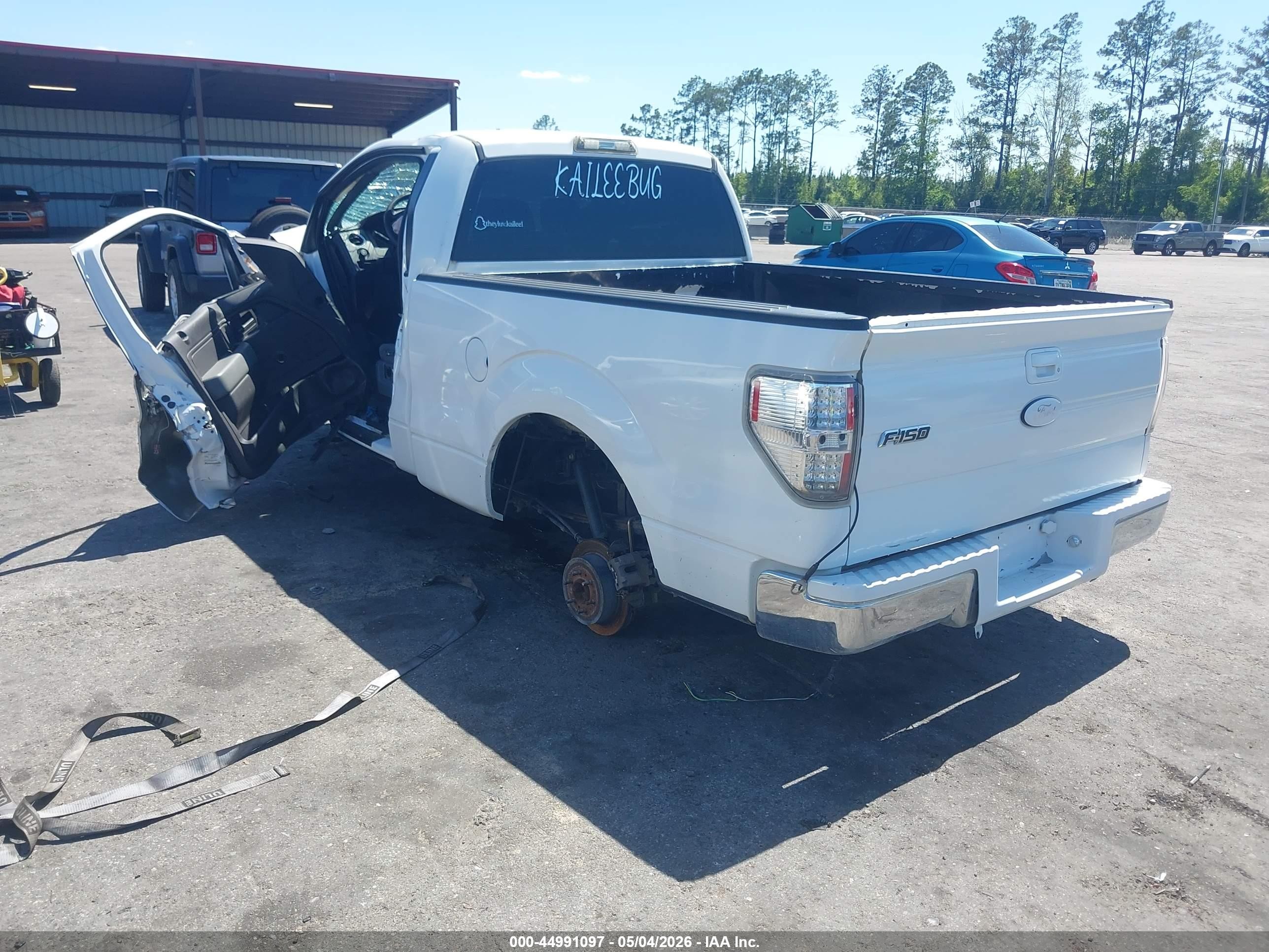 2011 Ford F-150 Xl White vin: 1FTMF1CM2BKD57546