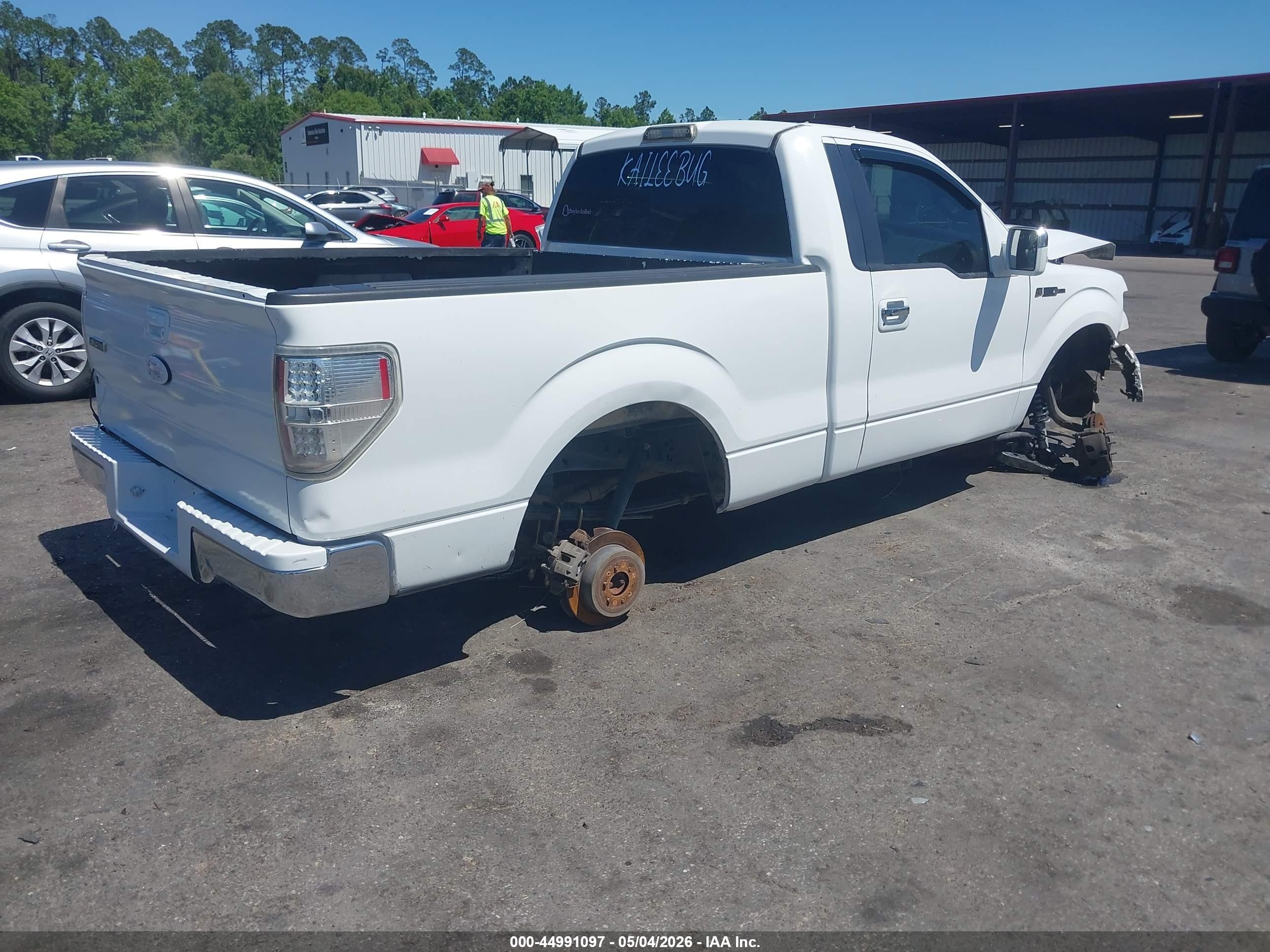 2011 Ford F-150 Xl White vin: 1FTMF1CM2BKD57546