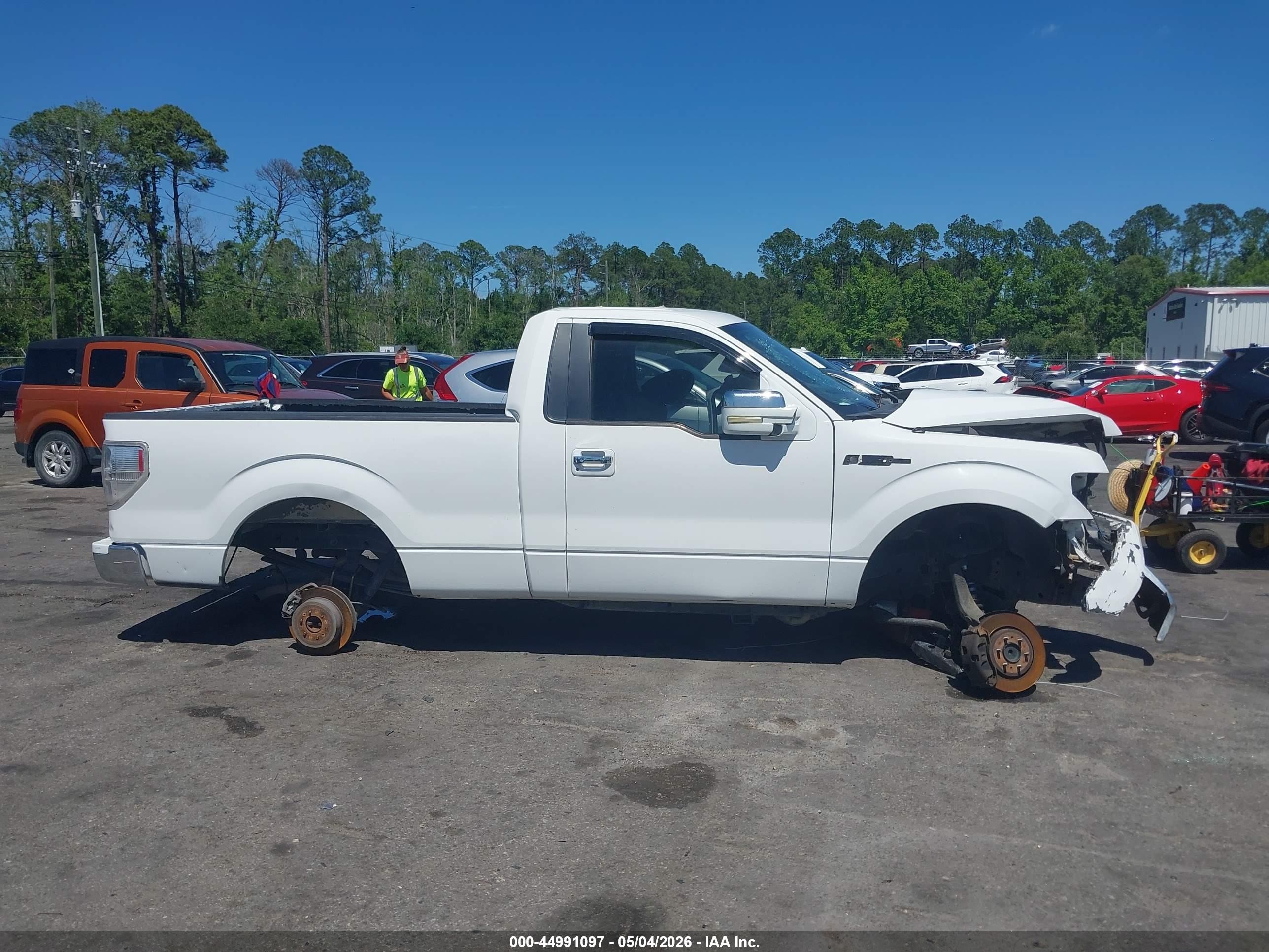 2011 Ford F-150 Xl White vin: 1FTMF1CM2BKD57546
