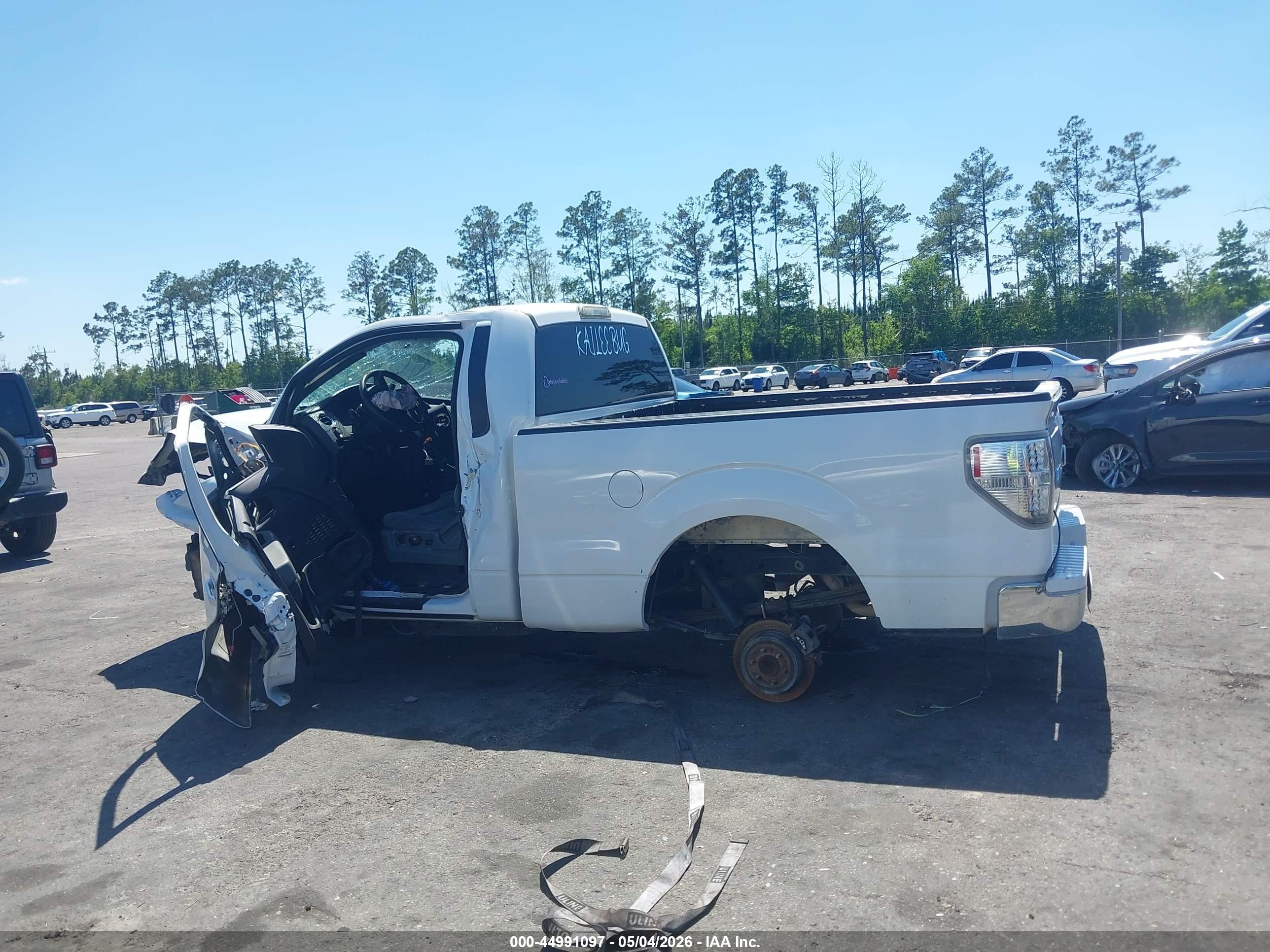 2011 Ford F-150 Xl White vin: 1FTMF1CM2BKD57546