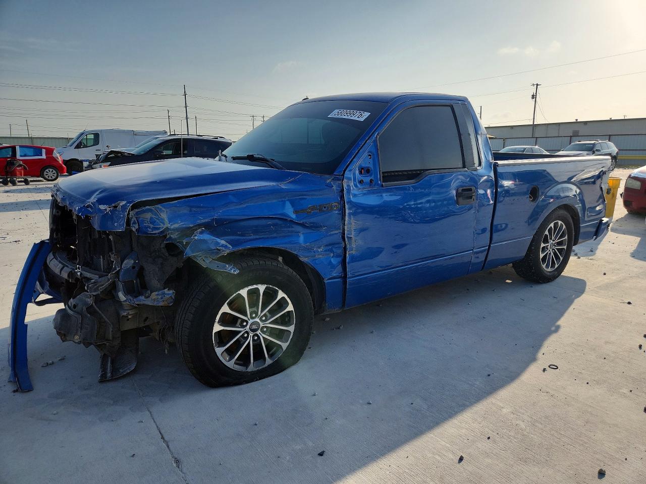 2012 Ford F150 Blue vin: 1FTMF1CM2CKE20582