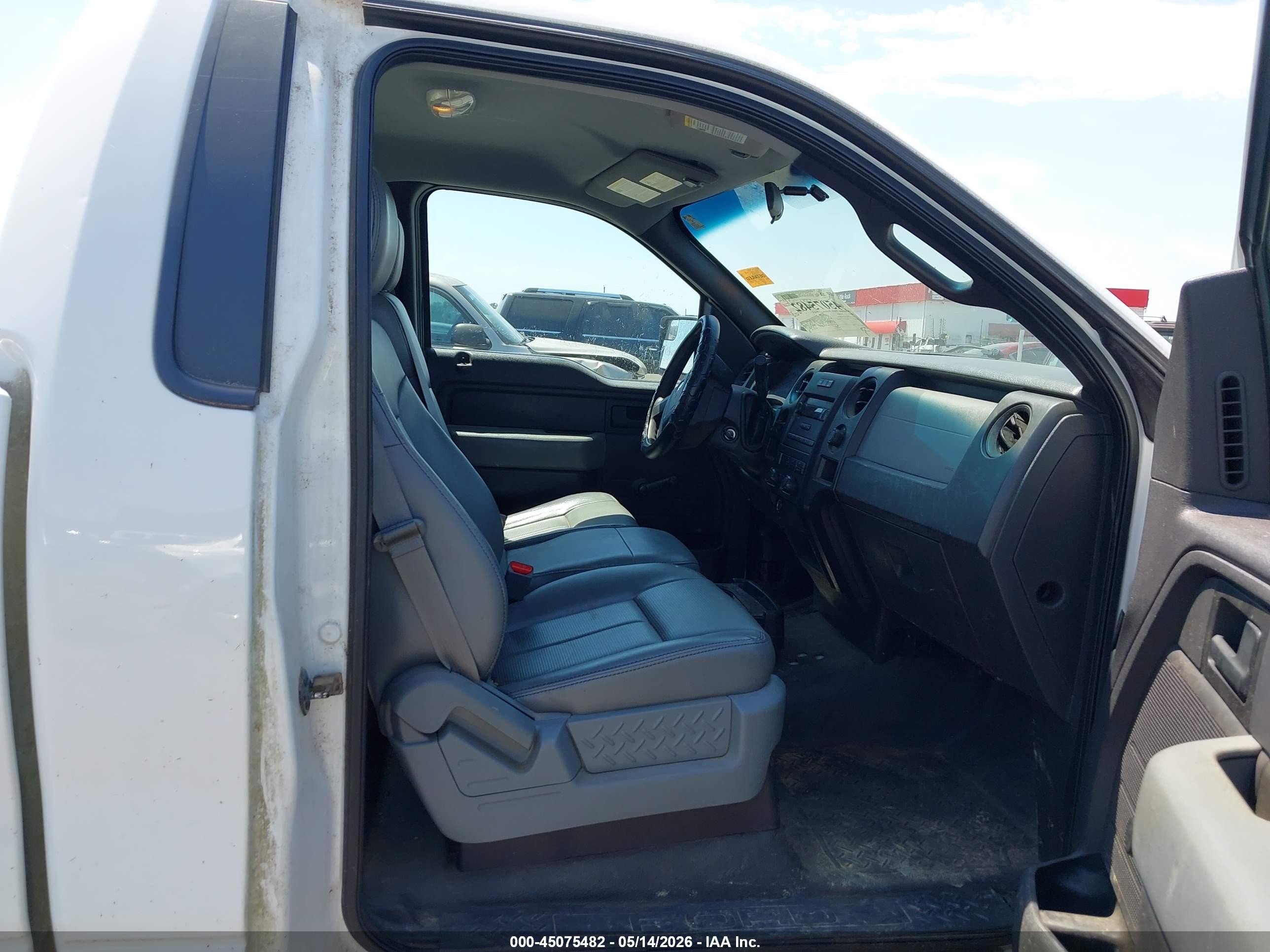 2013 Ford F-150 Xl White vin: 1FTMF1CM2DKE58248