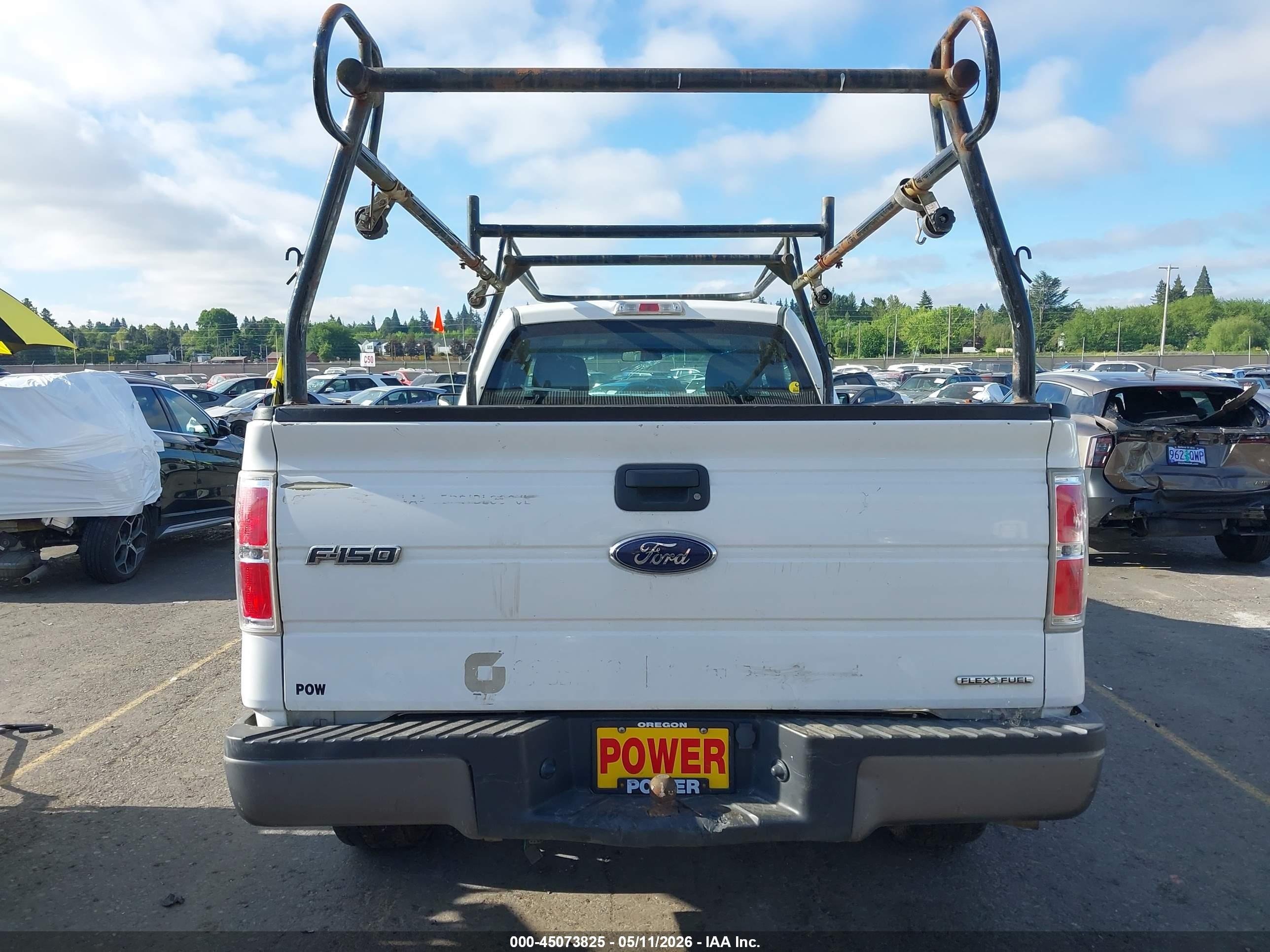 2013 Ford F-150 Xl White vin: 1FTMF1CM2DKG33307