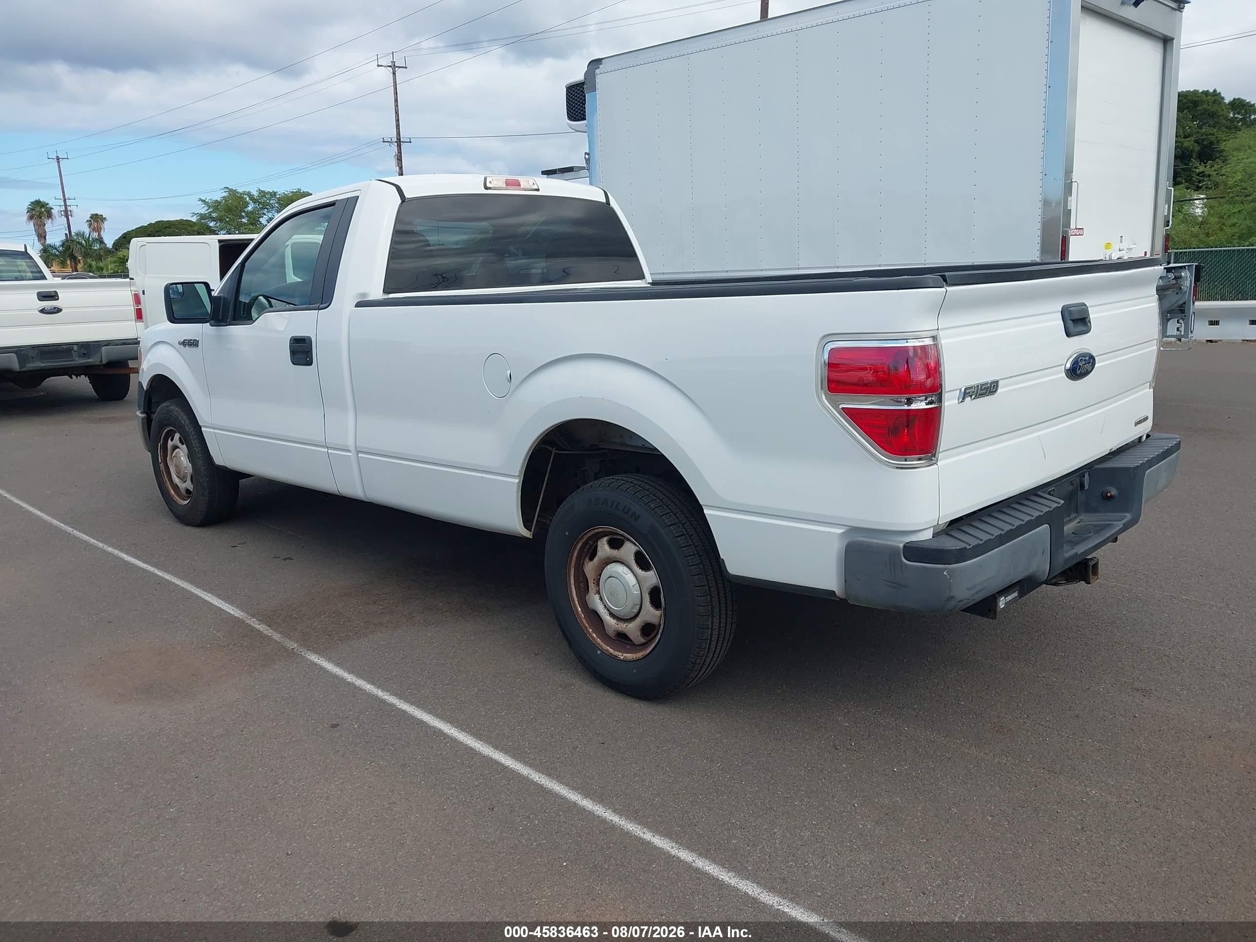 2014 Ford F-150 Xl White vin: 1FTMF1CM2EKE66478