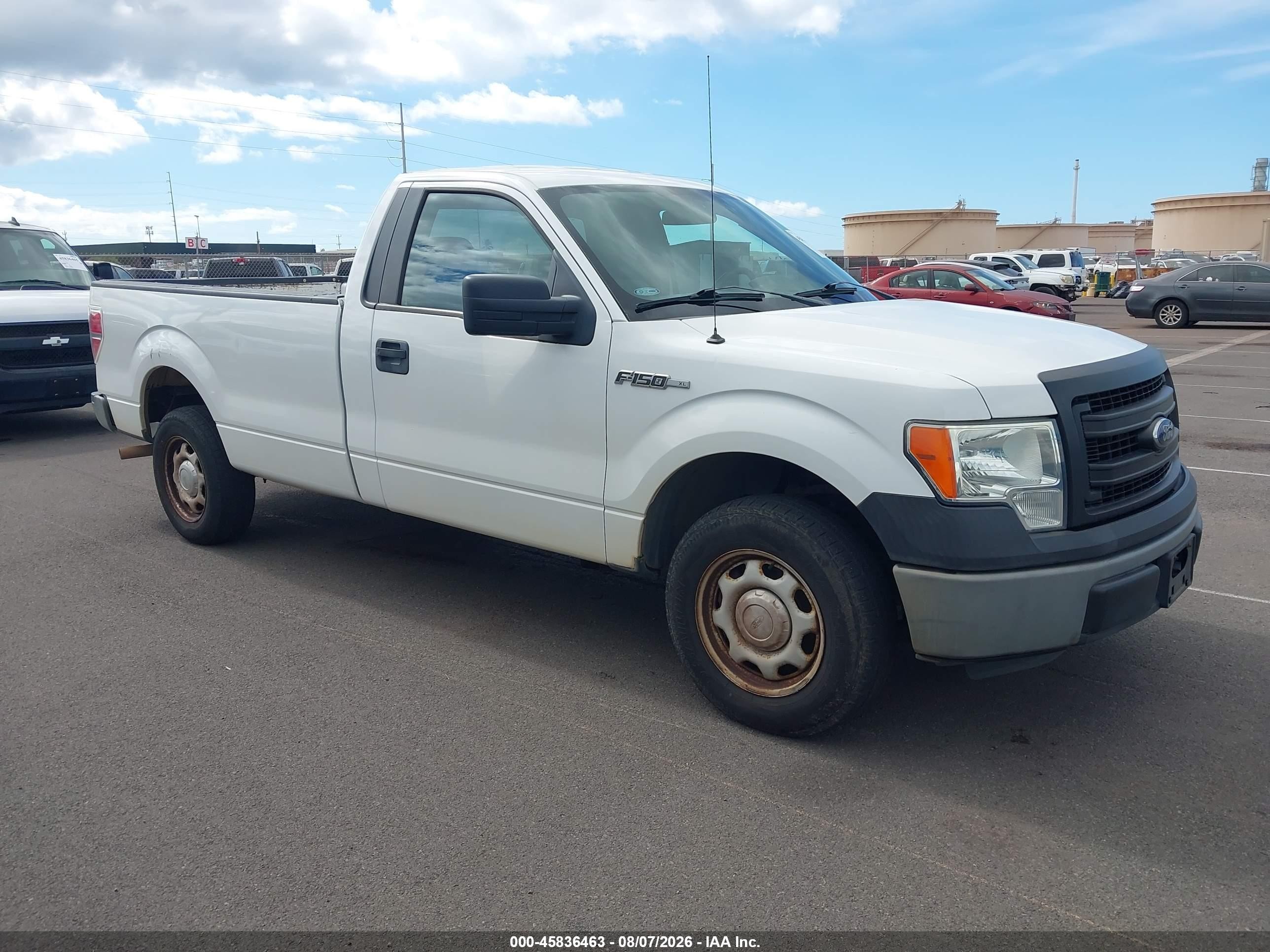 2014 Ford F-150 Xl Белый vin: 1FTMF1CM2EKE66478