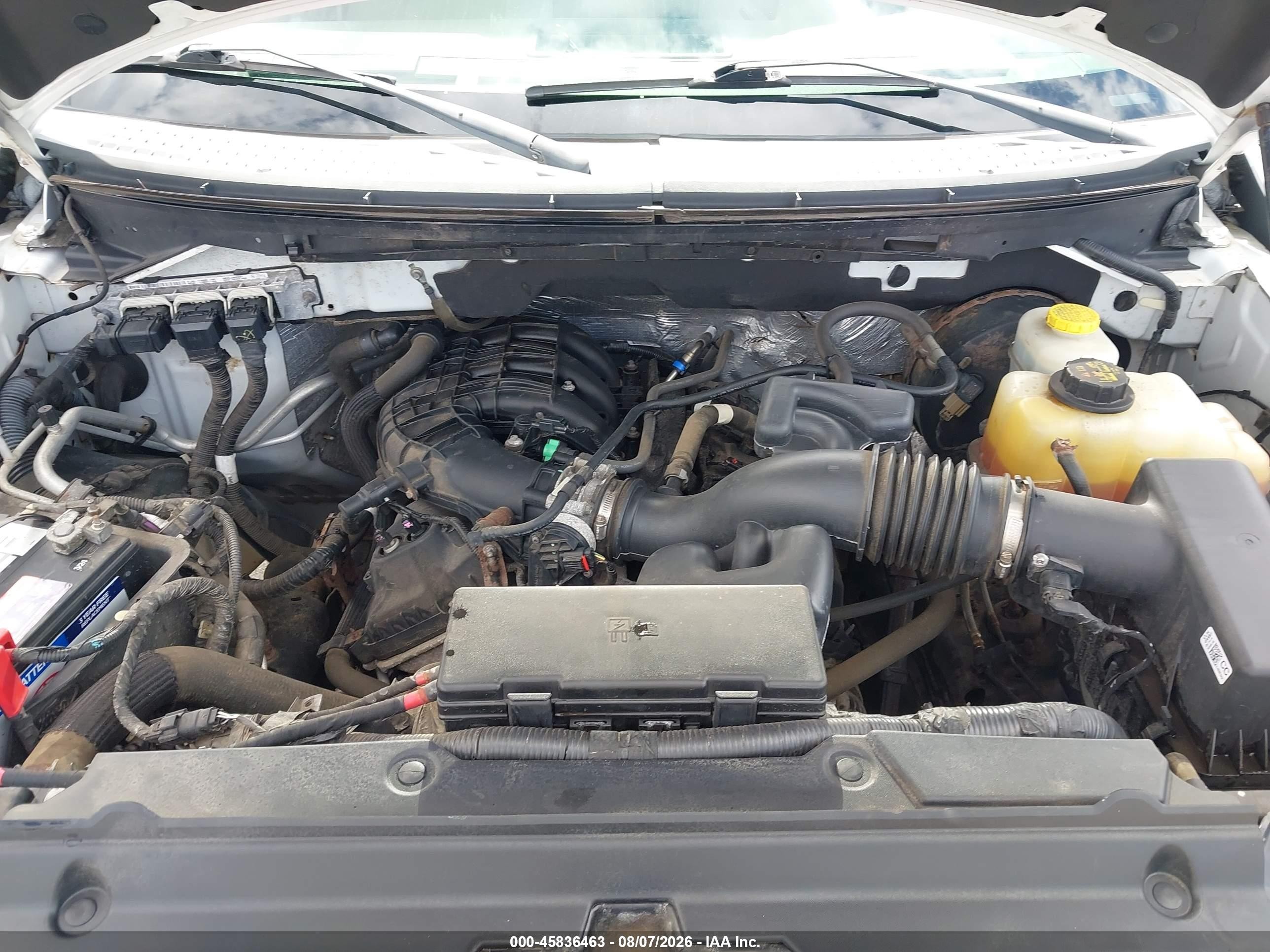 2014 Ford F-150 Xl White vin: 1FTMF1CM2EKE66478