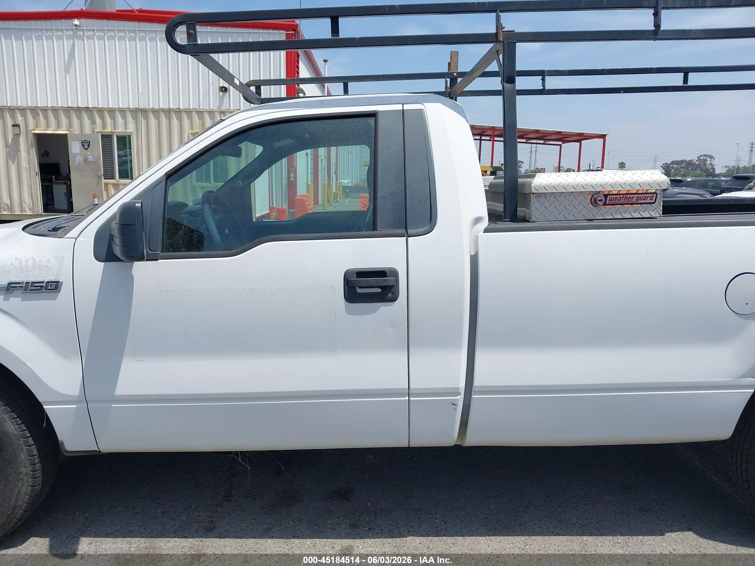 2014 Ford F-150 Xl White vin: 1FTMF1CM2EKG10479