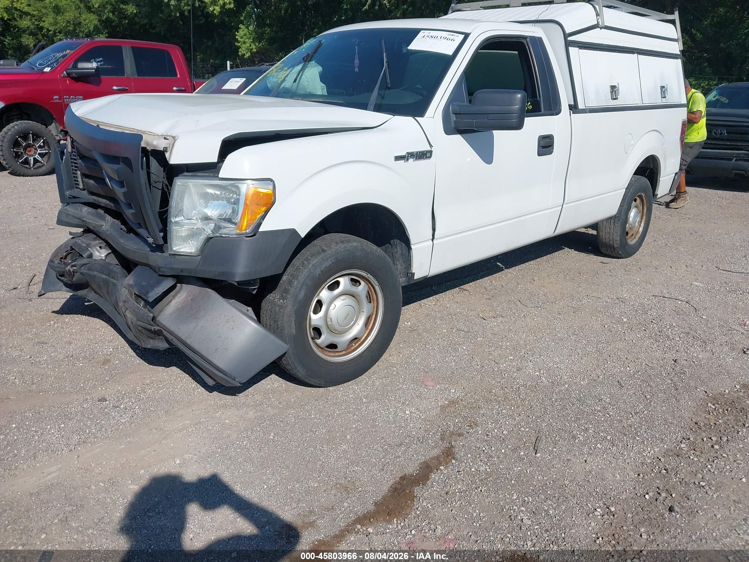 2011 Ford F-150 Xl White vin: 1FTMF1CM3BKD00904