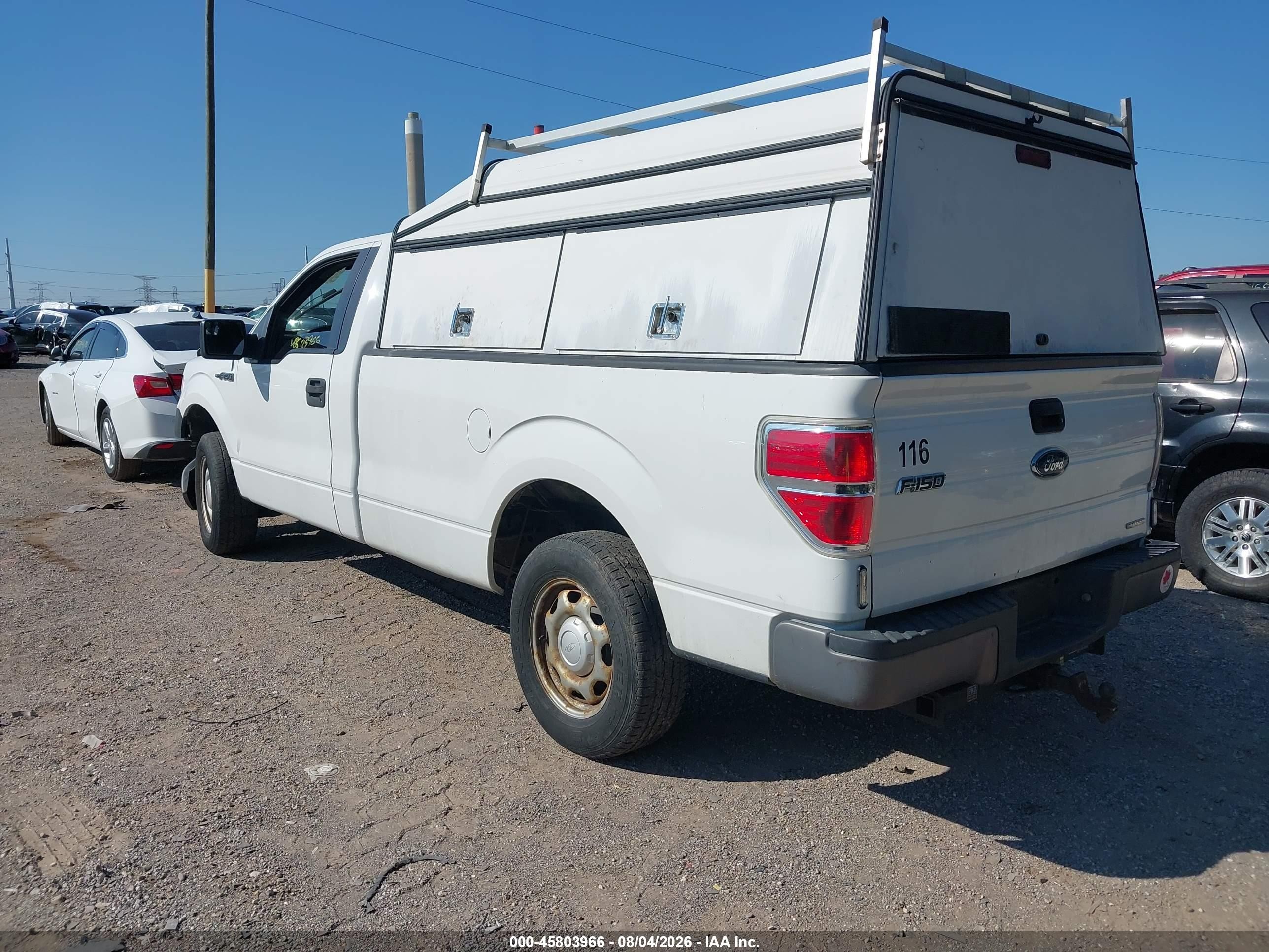 2011 Ford F-150 Xl White vin: 1FTMF1CM3BKD00904