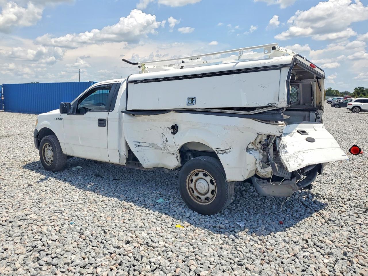 2011 Ford F150 White vin: 1FTMF1CM3BKD53215
